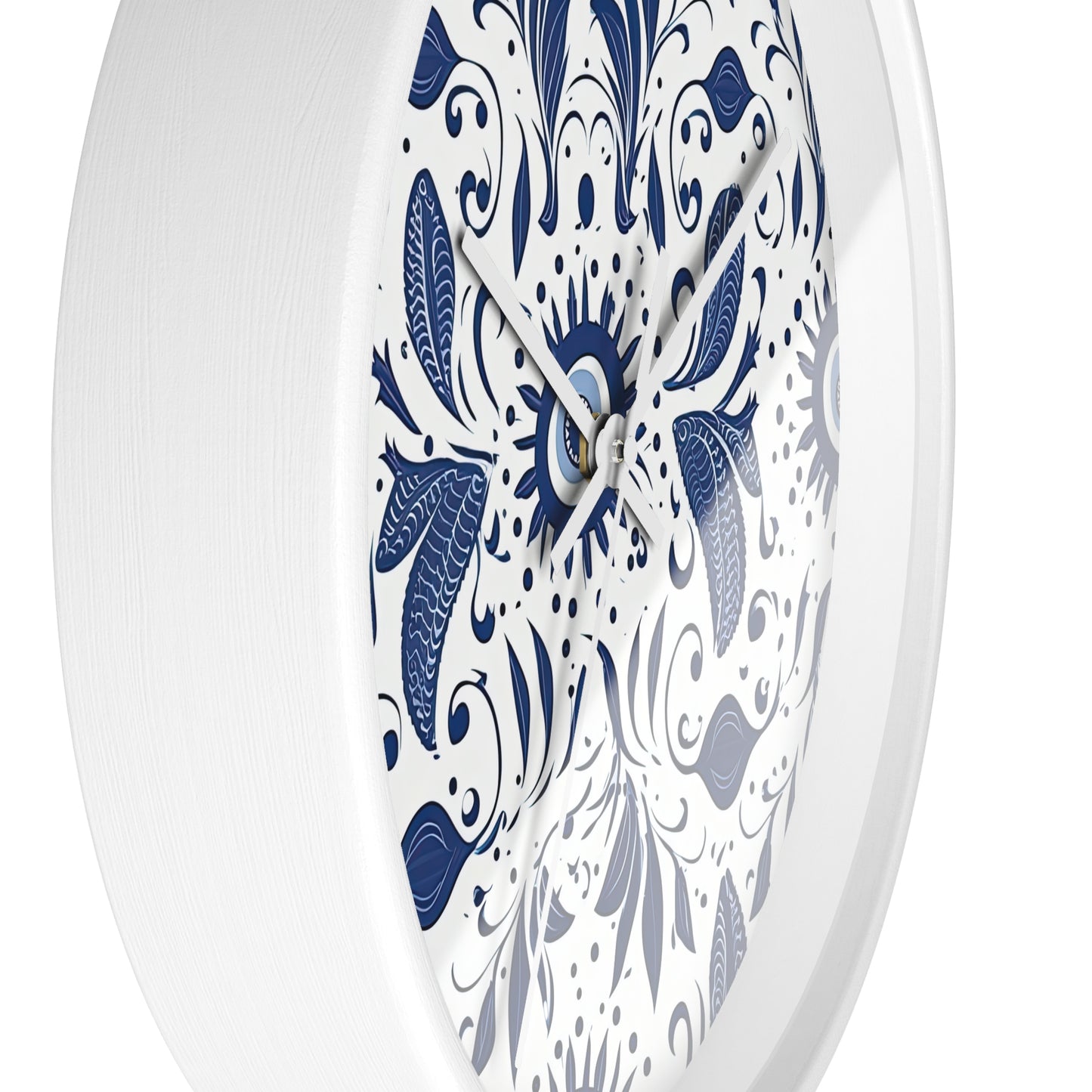 Beholder. Artful Evil Eye Wall Clock – Timekeeping with Protective Meaning