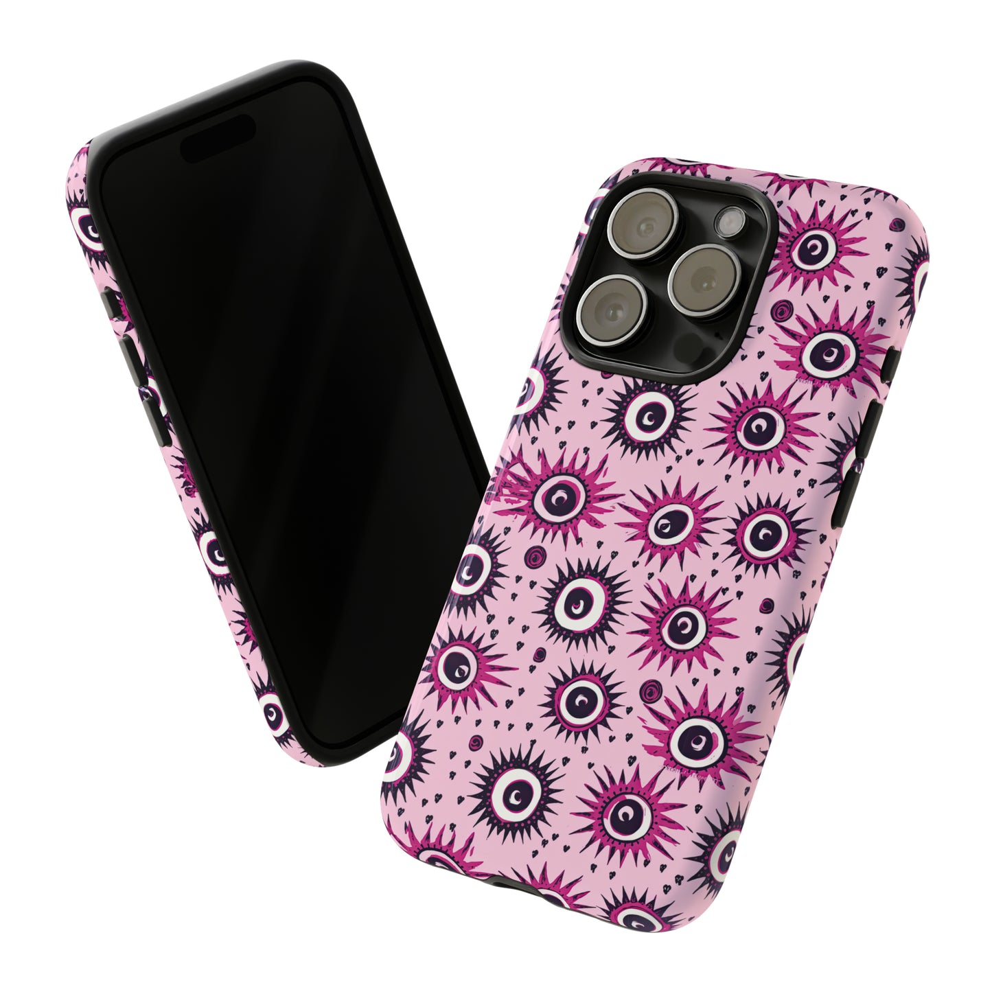 Evil Pink Eye. Evil eye Inspired phone case. – Artistic Expression Meets ProtectionTough Cases