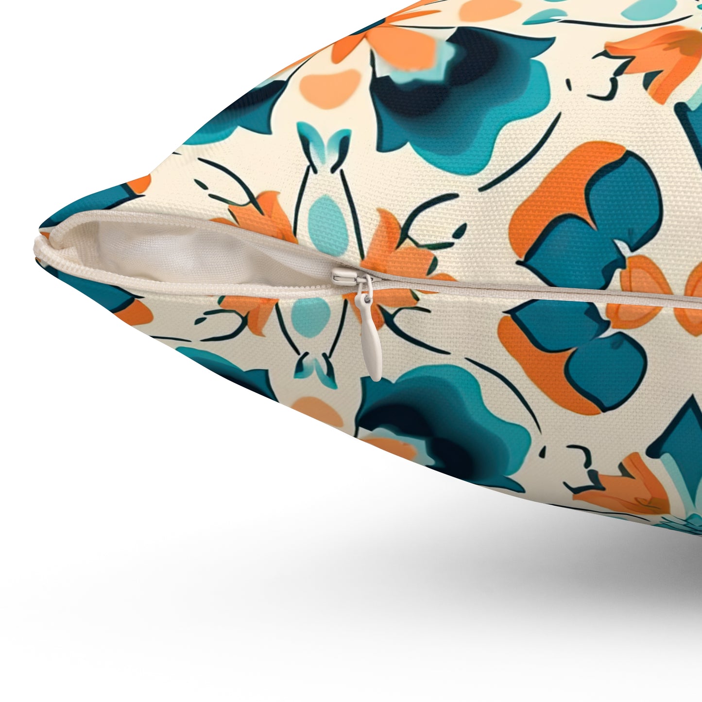 Meditative Medina Montage . Spun Polyester Square Pillow