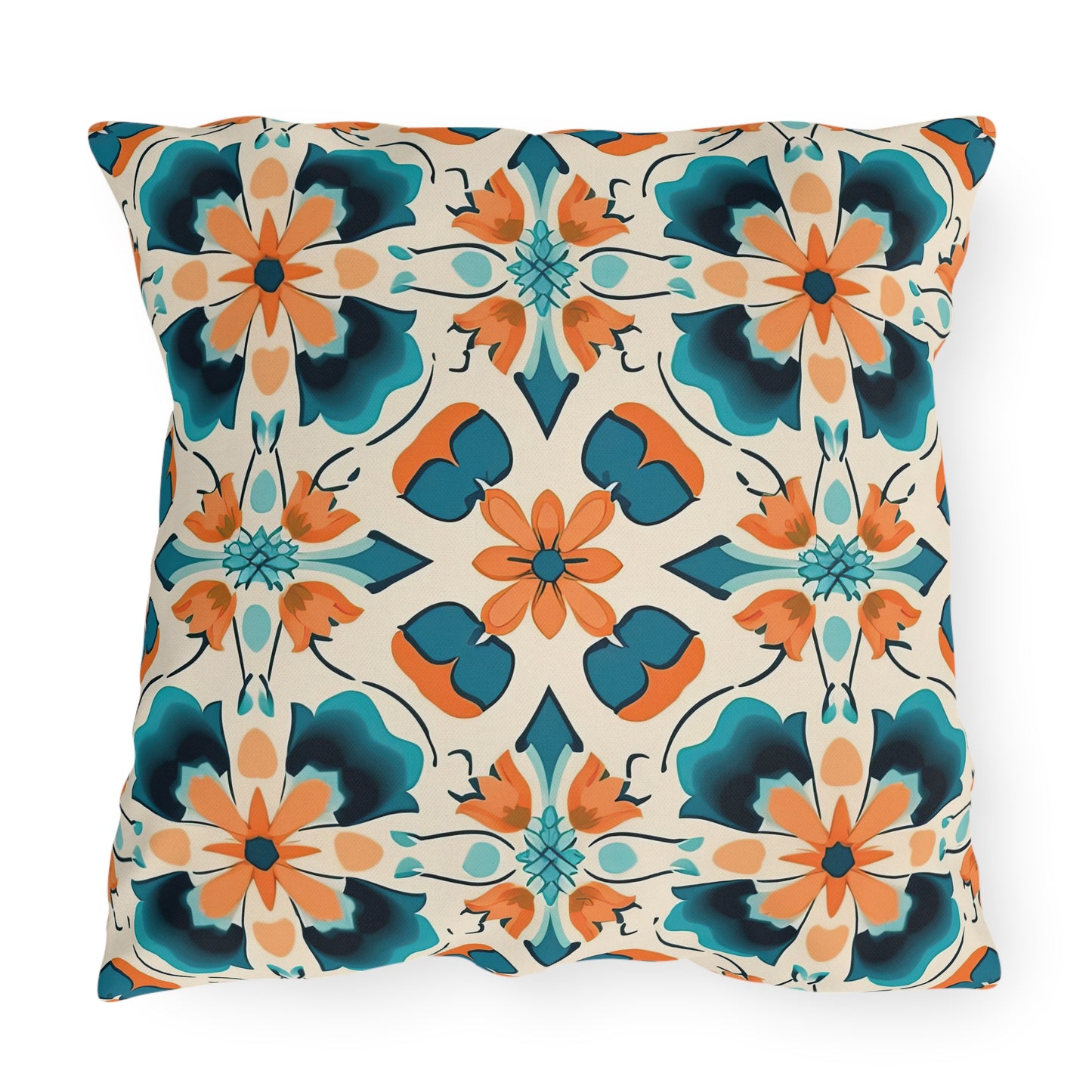 Meditative Medina Montage. Outdoor Pillows