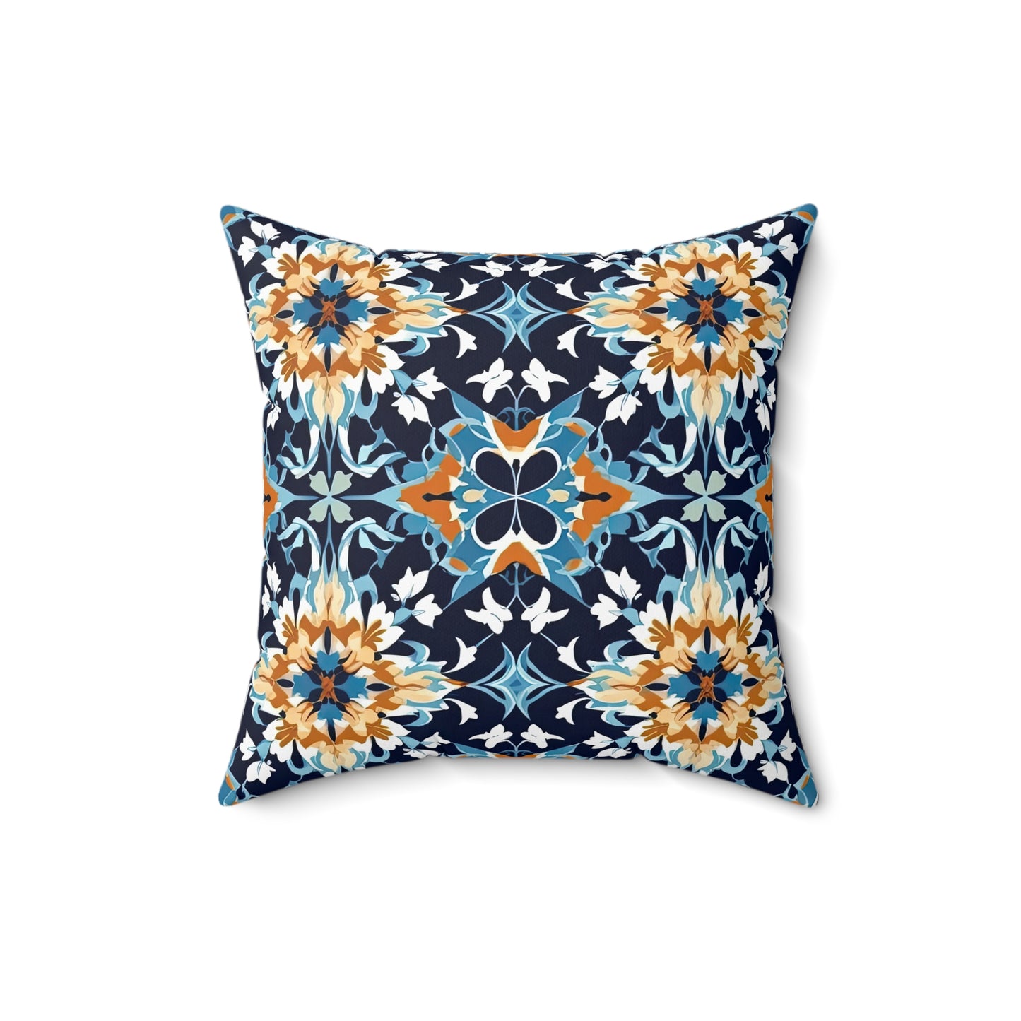 Sahara Swaying Silhouettes .Spun Polyester Square Pillow