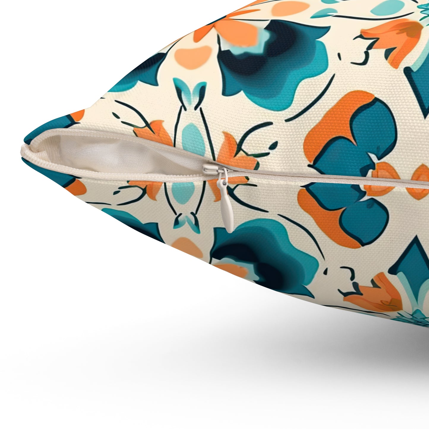 Meditative Medina Montage . Spun Polyester Square Pillow