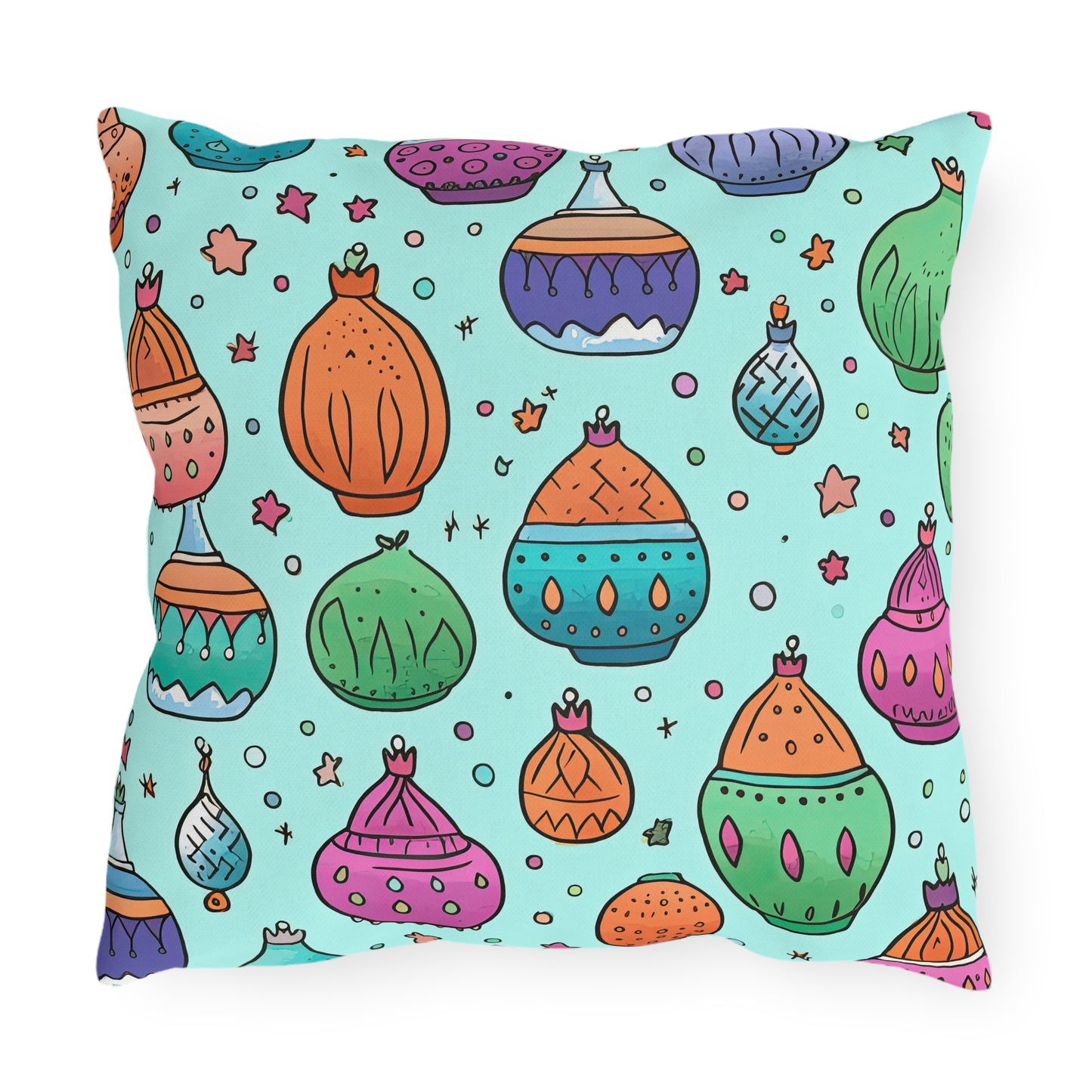 Serenade in Souk . Outdoor Pillows