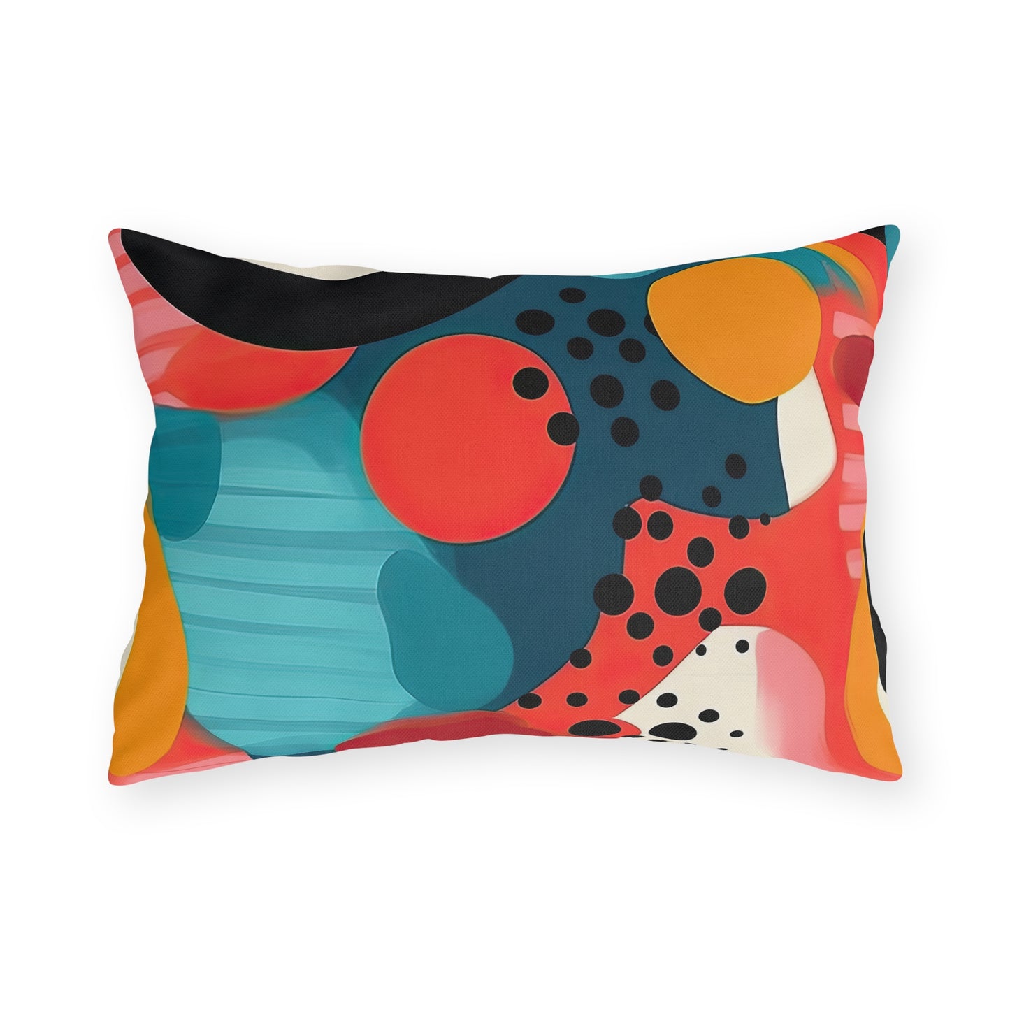 Chroma Catharsis. Retro Pop Art Outdoor Pillows