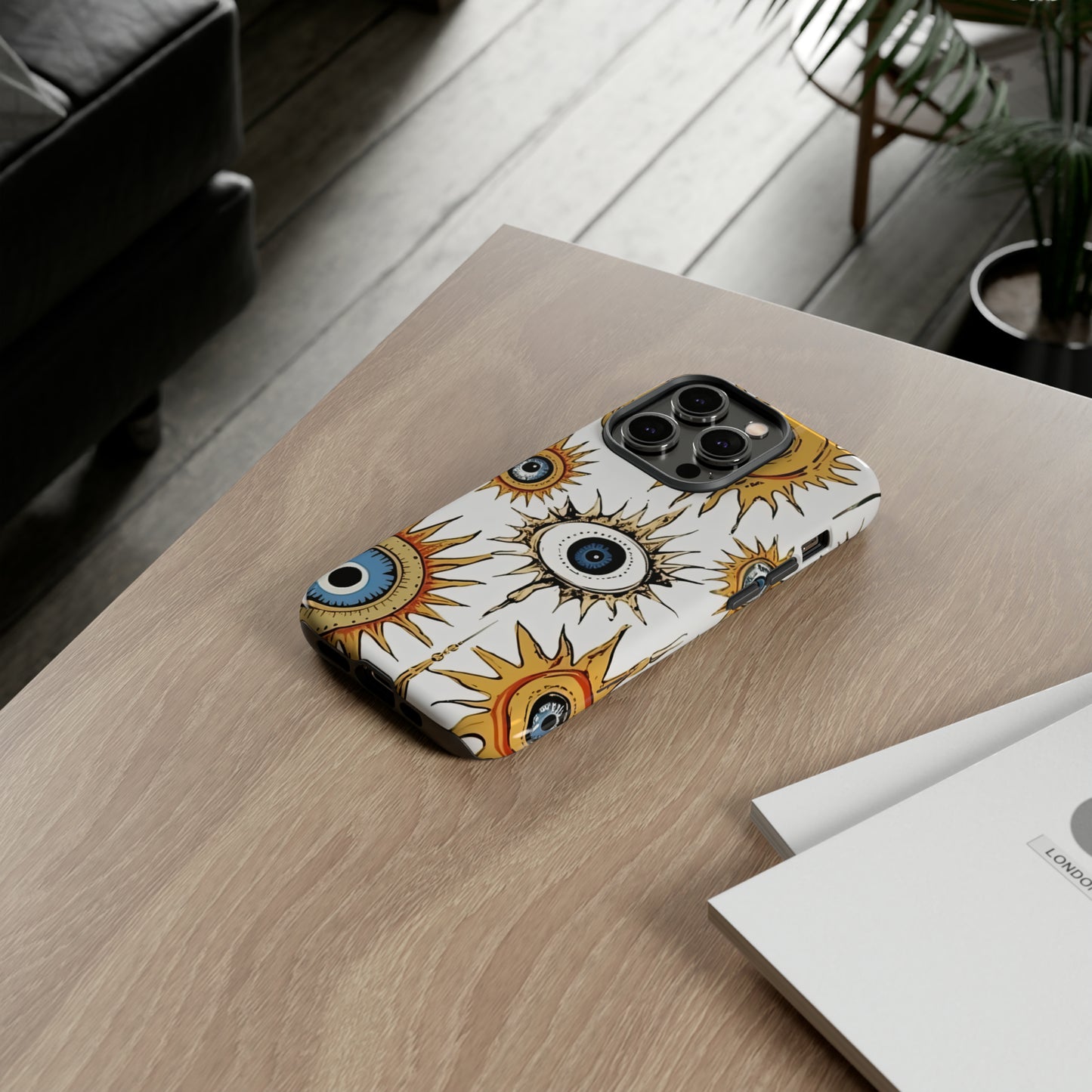 Ethereal Eyeful. Evil eye Inspired phone case. – Artistic Expression Meets ProtectionTough Case