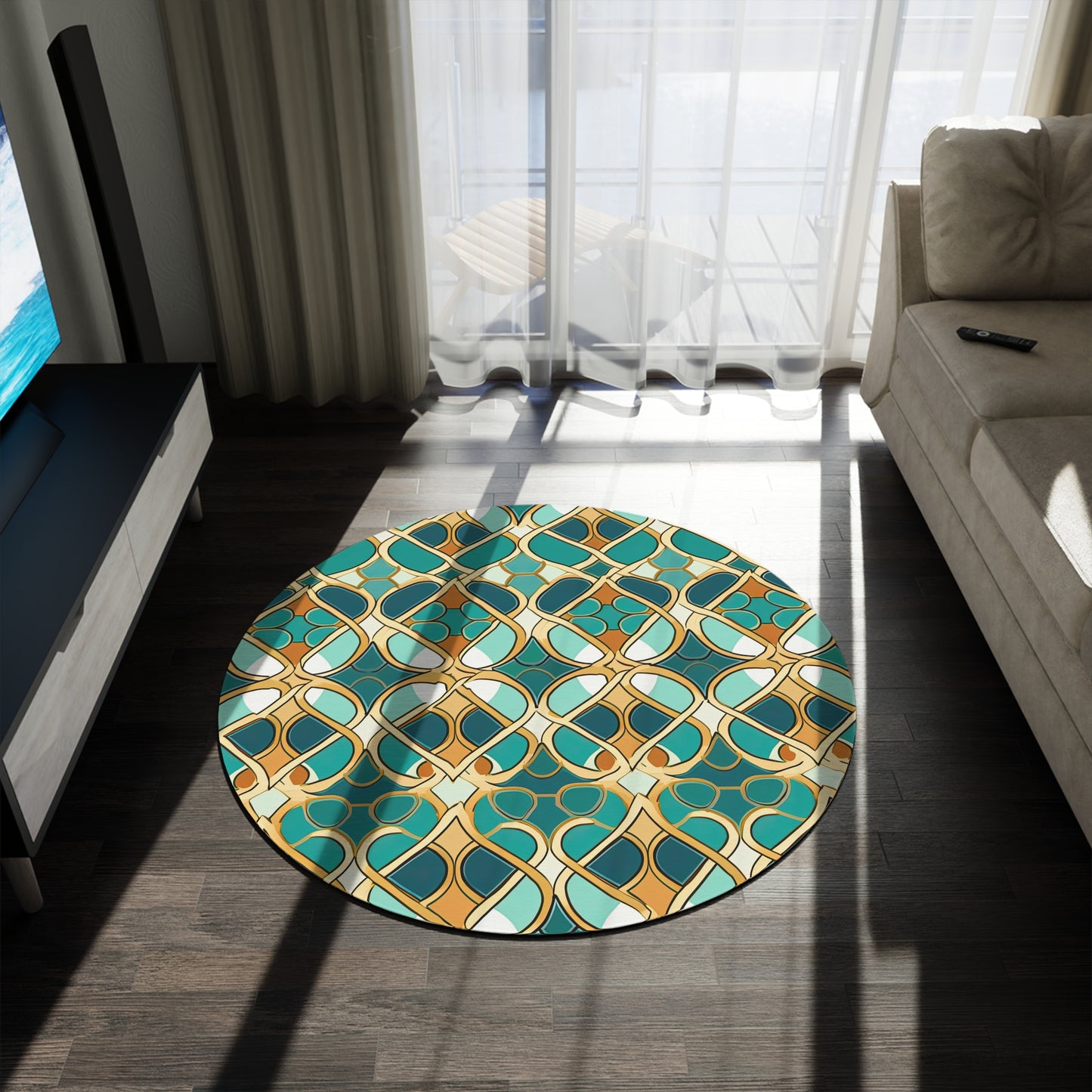 Berber Beauty Ballet .Round Rug