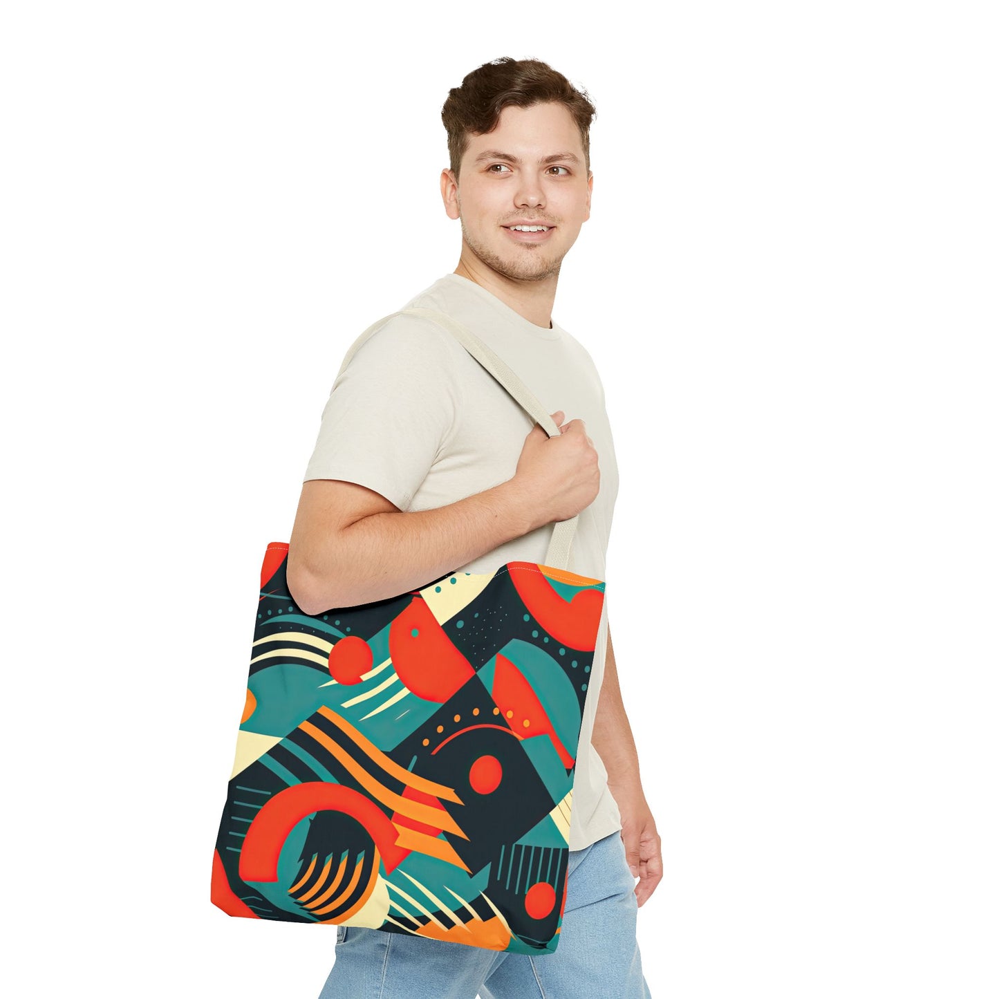 Timeless Techscape. Tote Bag for Everyday Use