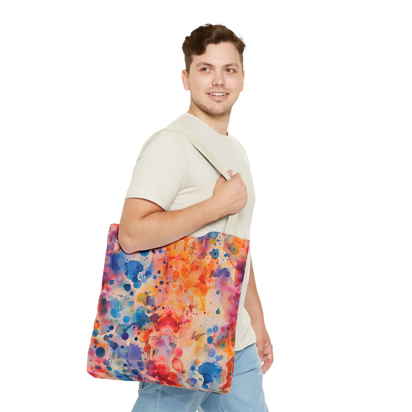 Hamsa Radiance. Tote Bag for Everyday Use