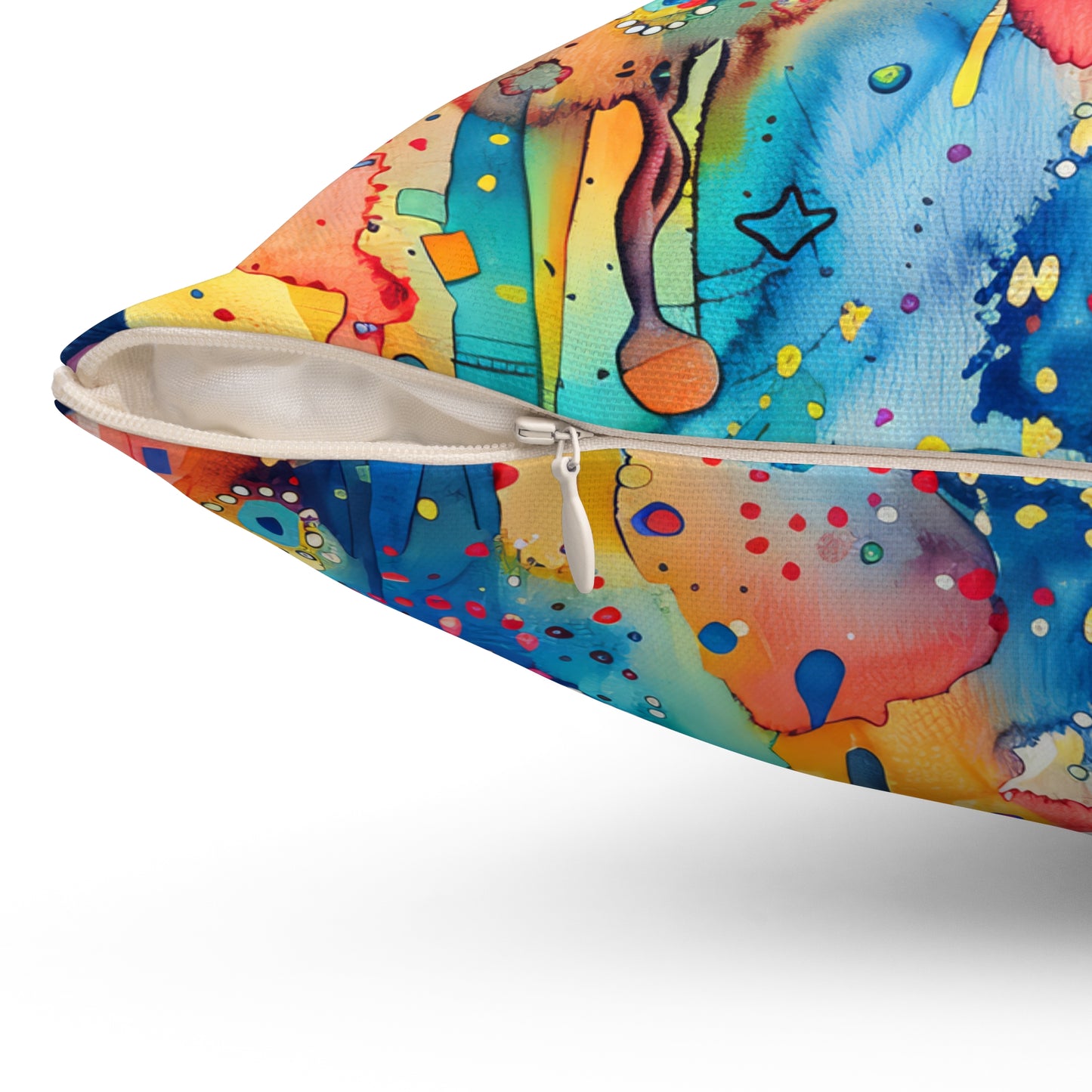 Hamsa Jewelburst- Decorative Spun Polyester Cushion