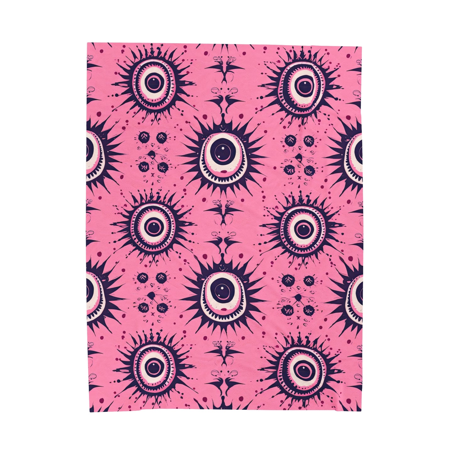 Sinuous Specter. Velveteen Plush Blanket.