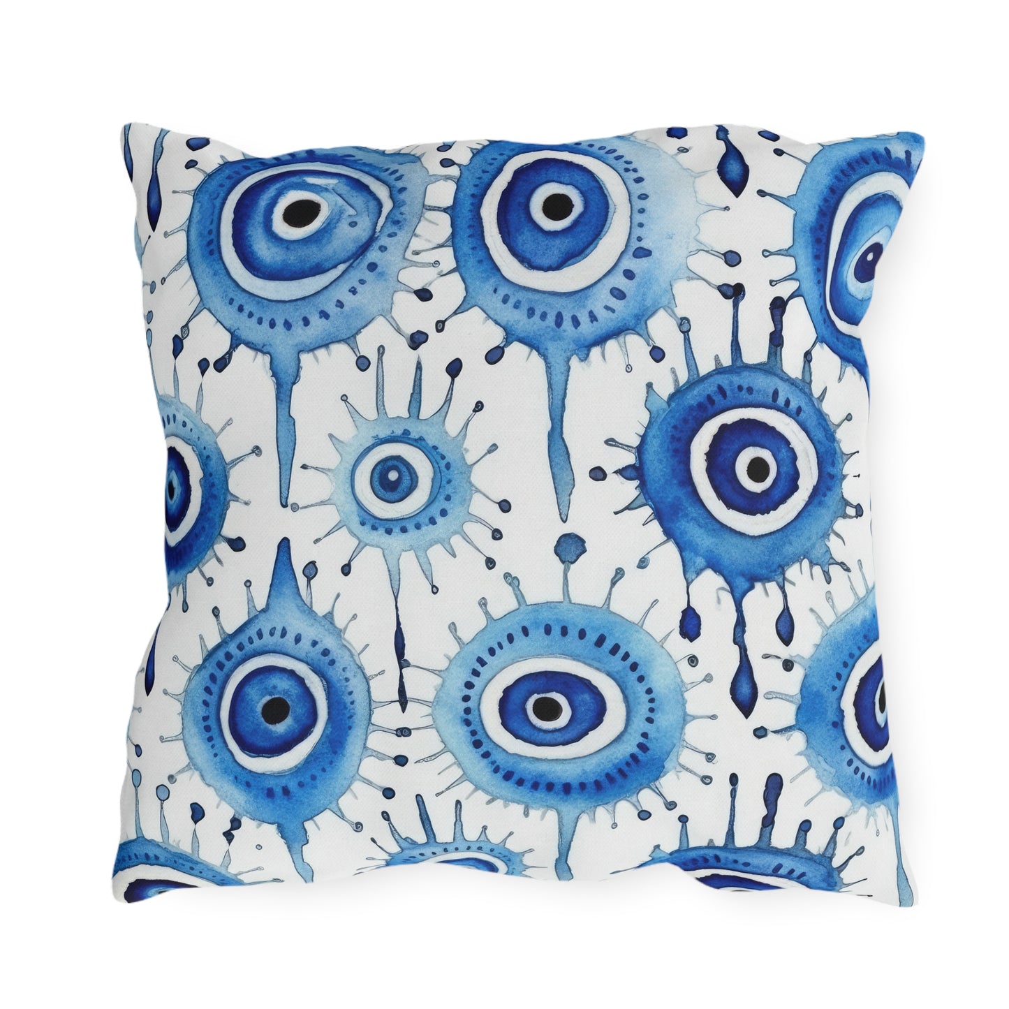 Evil Eye Cry. Outdoor Pillows