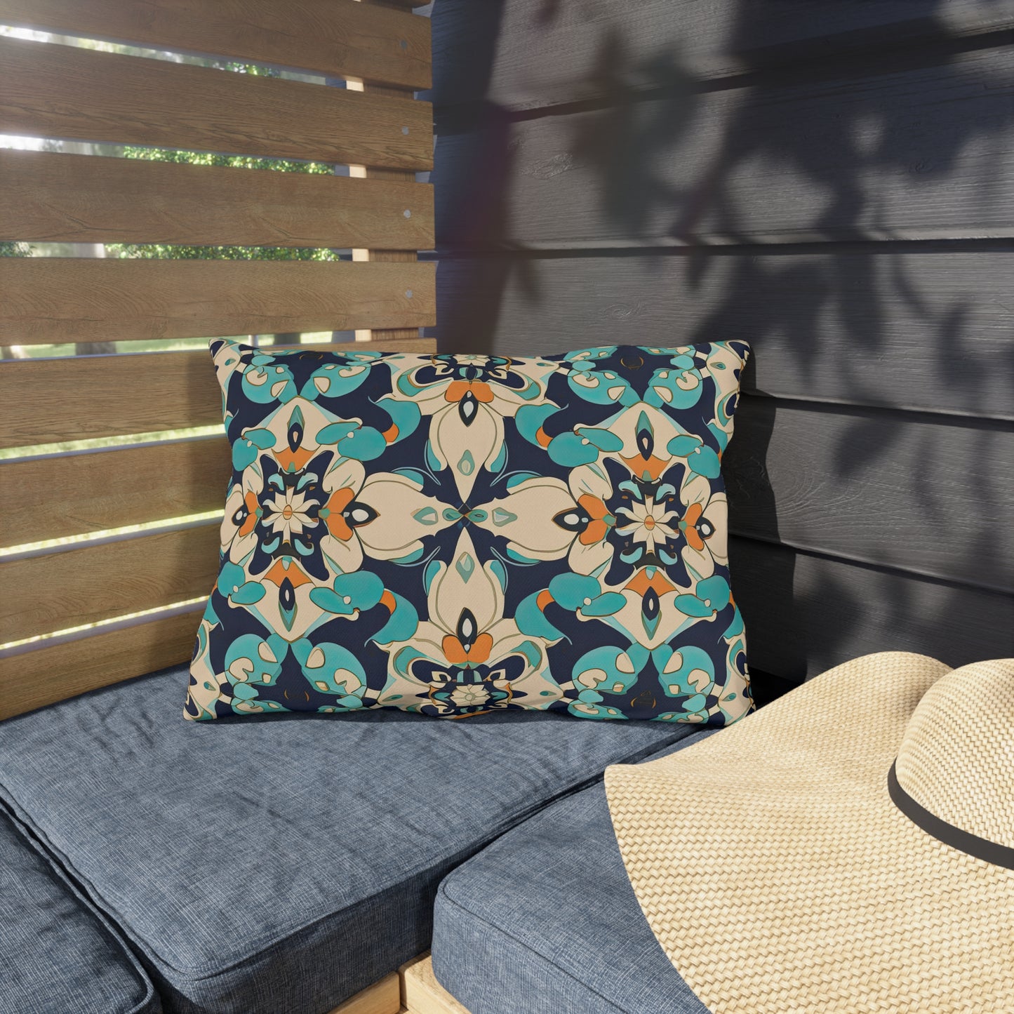Nomadic Nebula . Outdoor Pillows