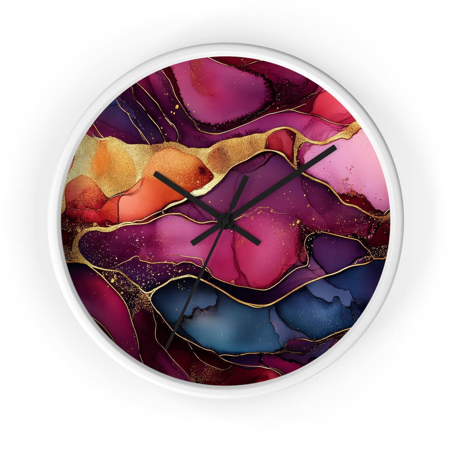 Cherry Royal. Wall Clock - Artistic Home Decor