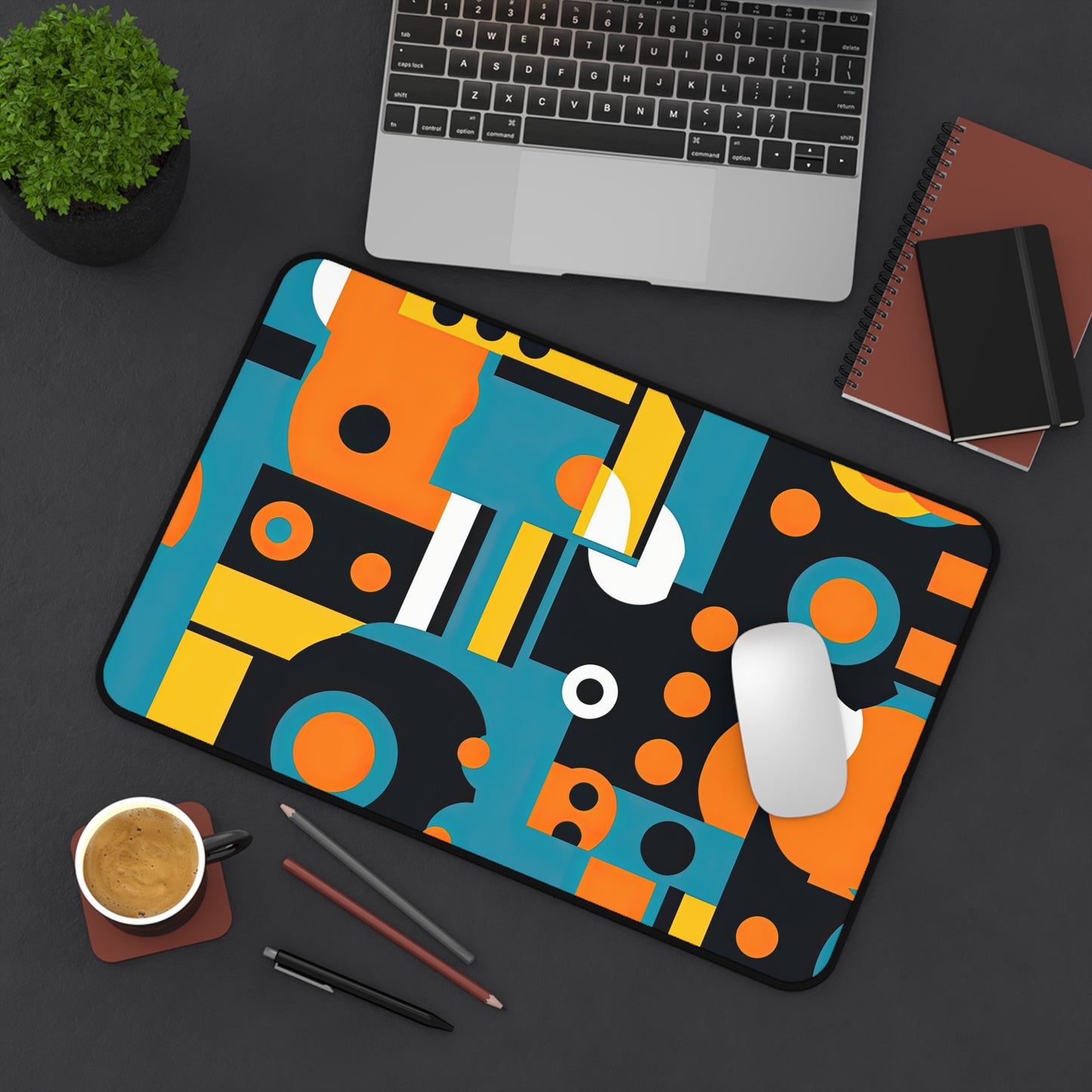 Analog Alchemy. Desk Mat - Stylish Office Organizer