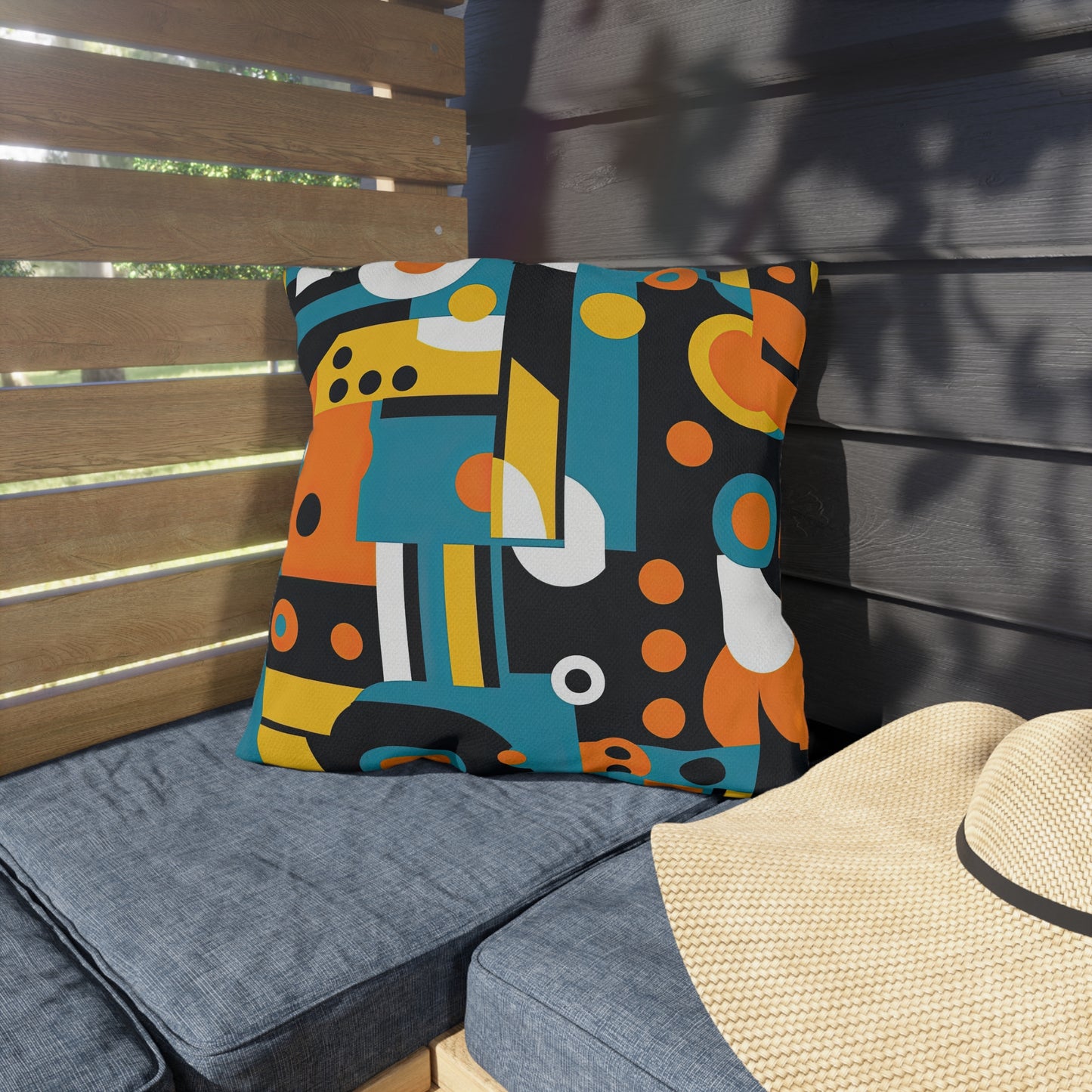 Analog Alchemy. Retro Pop Art Outdoor Pillows