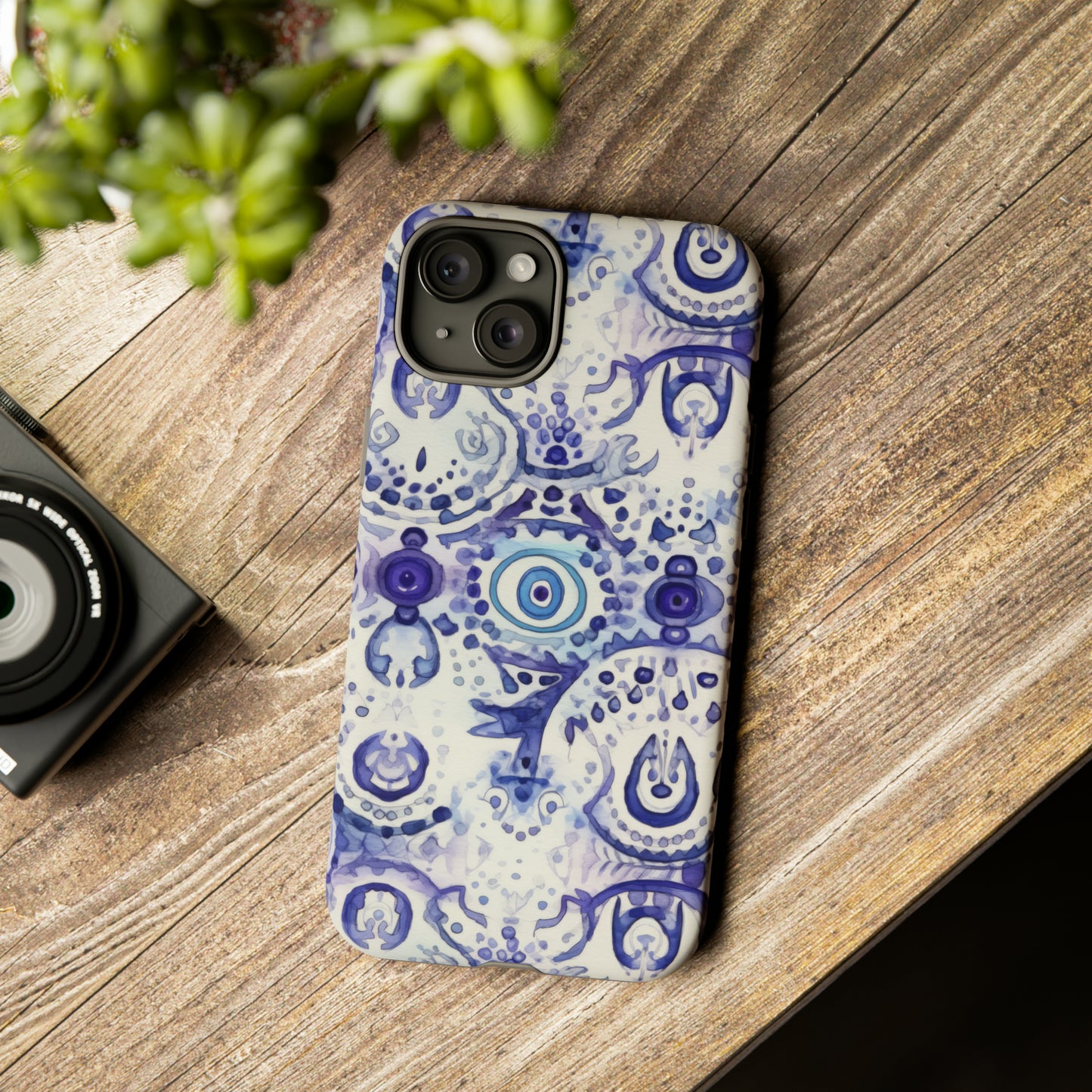 Hamsa Enigma. Evil eye Inspired phone case. – Artistic Expression Meets Protection. Tough Cases