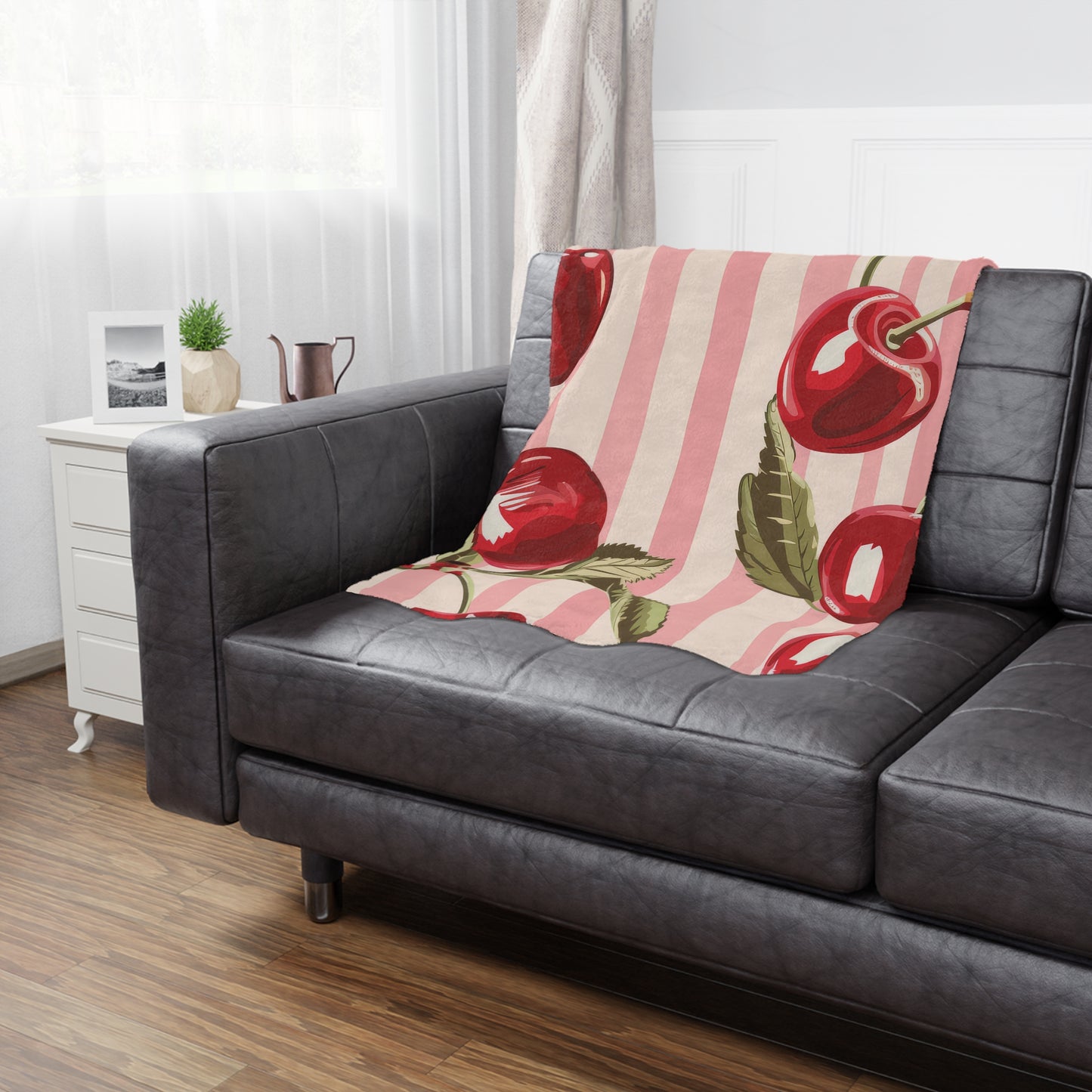BlossomCherry. Cozy Artistic Microfiber Blanket -