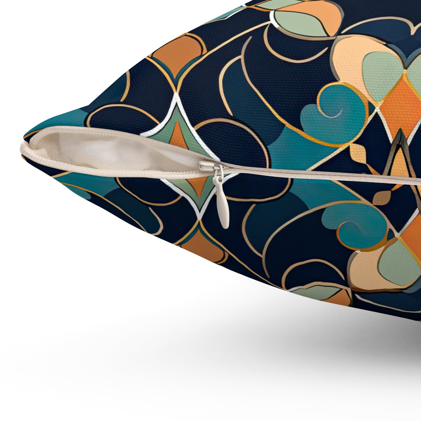 Moroccan Midnight . Spun Polyester Square Pillow