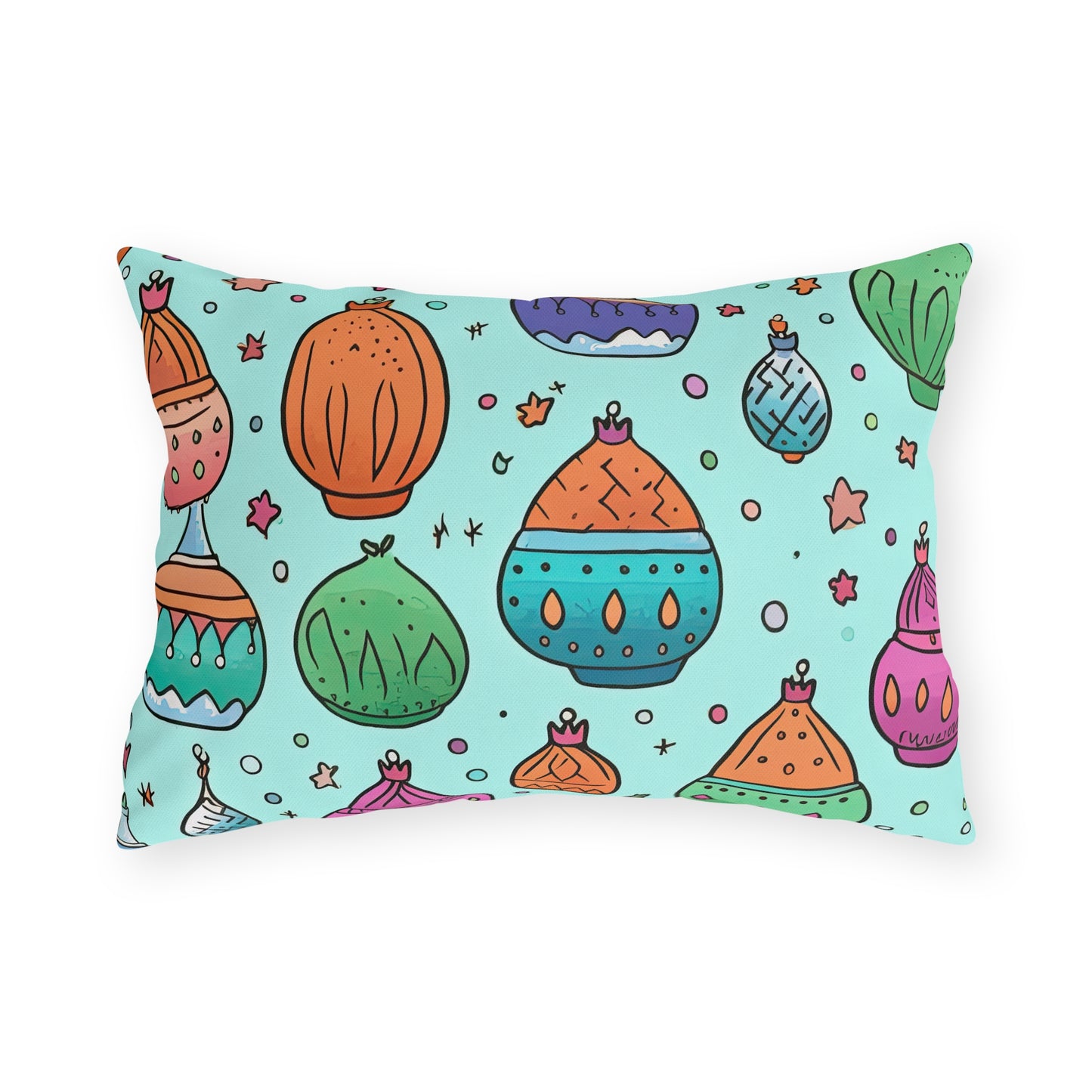 Serenade in Souk . Outdoor Pillows