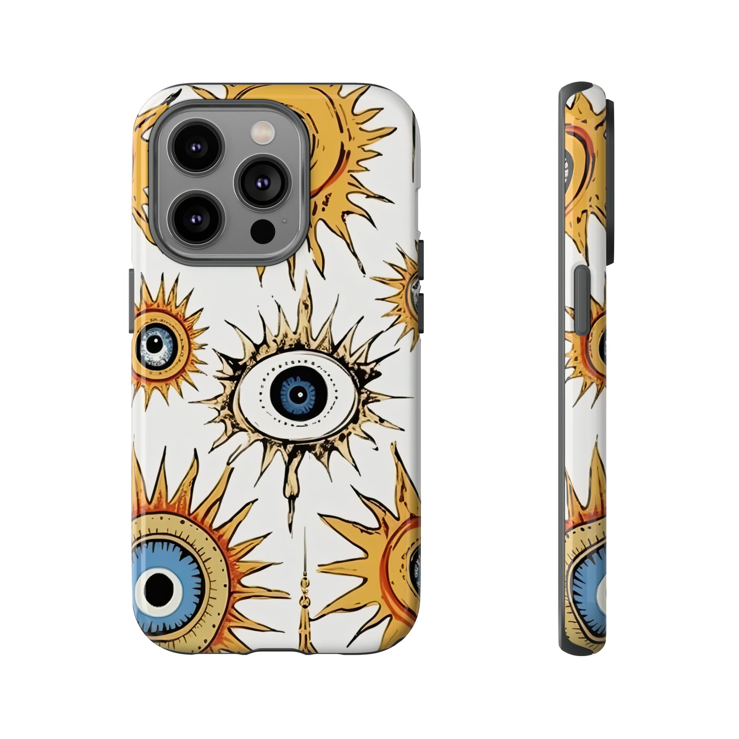 Ethereal Eyeful. Evil eye Inspired phone case. – Artistic Expression Meets ProtectionTough Case