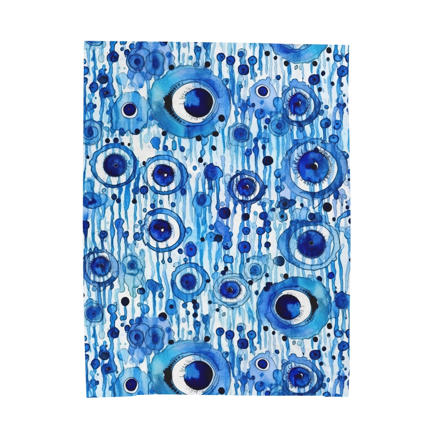 Portentous Pupil. Velveteen Plush Blanket.
