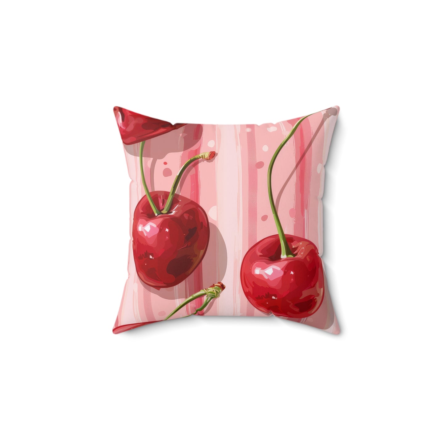 Sleek Cherry.- Decorative Spun Polyester Cushion