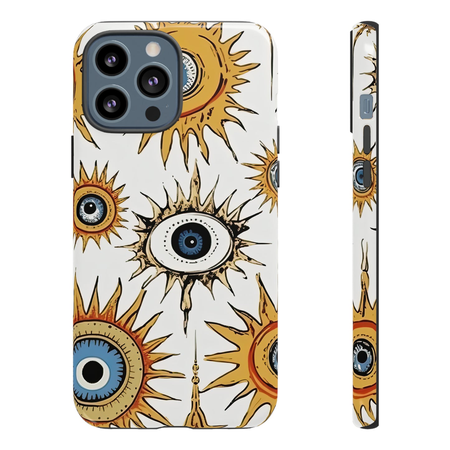 Ethereal Eyeful. Evil eye Inspired phone case. – Artistic Expression Meets ProtectionTough Case