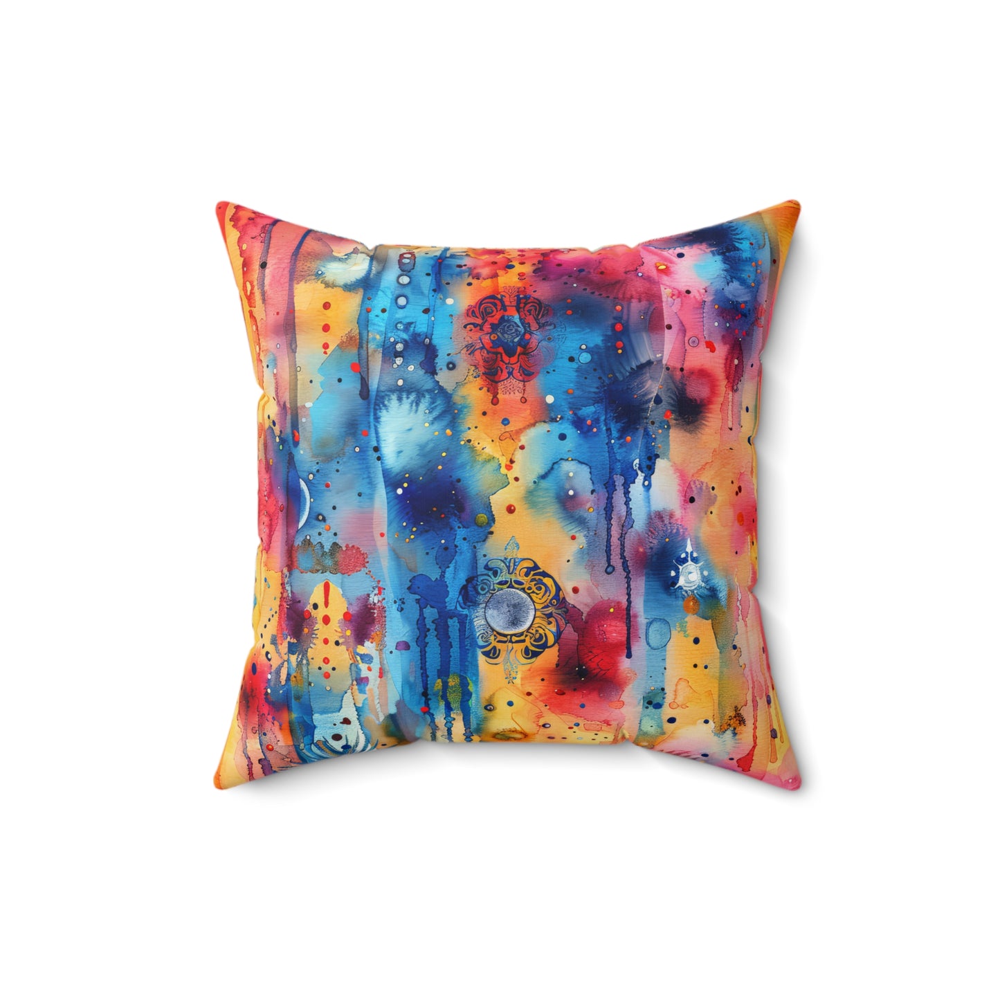 Hamsa bright Aura- Decorative Spun Polyester Cushion