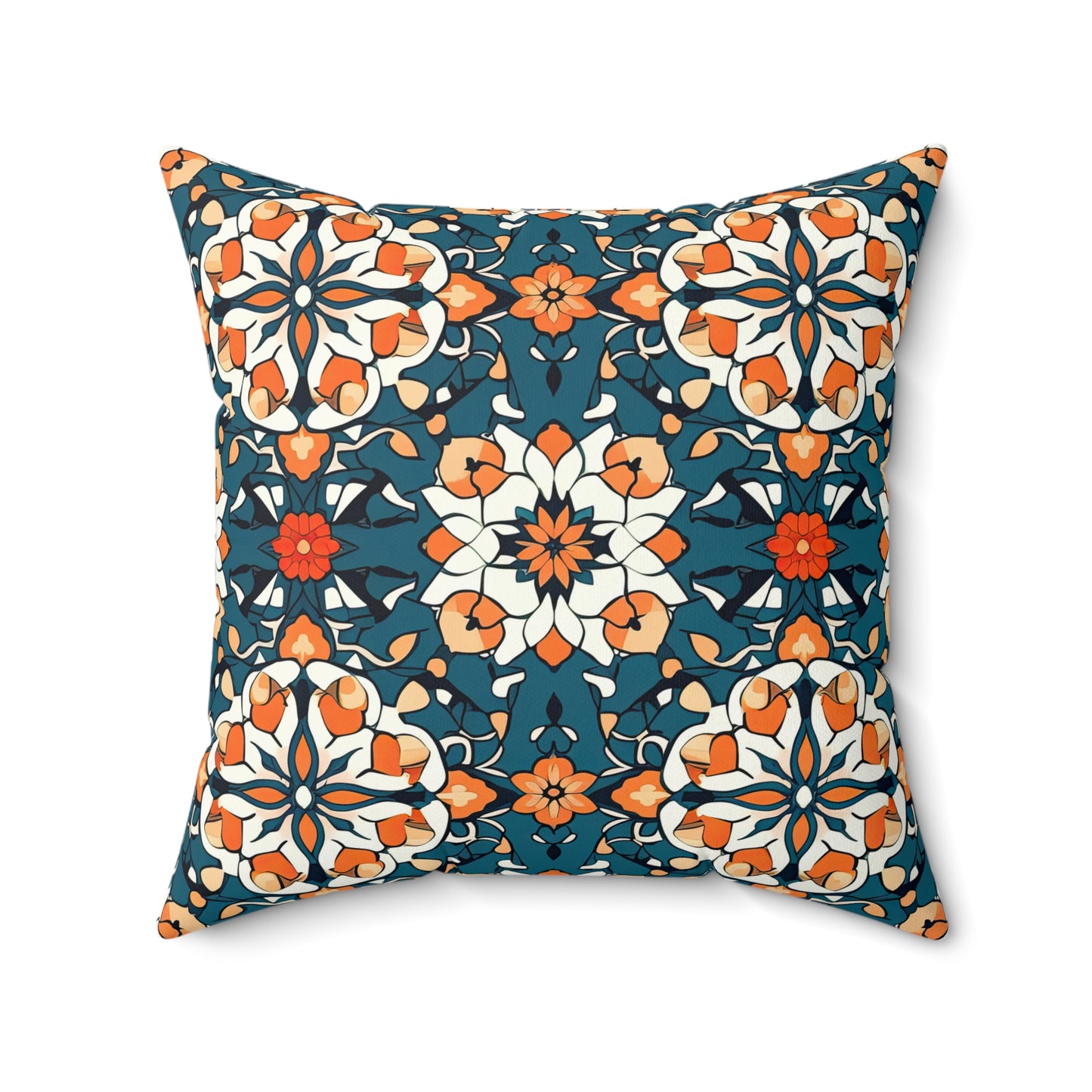 Nomad's Nest Nectar. Spun Polyester Square Pillow