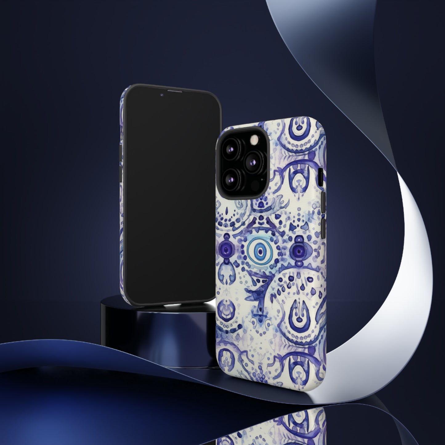 Hamsa Enigma. Evil eye Inspired phone case. – Artistic Expression Meets Protection. Tough Cases