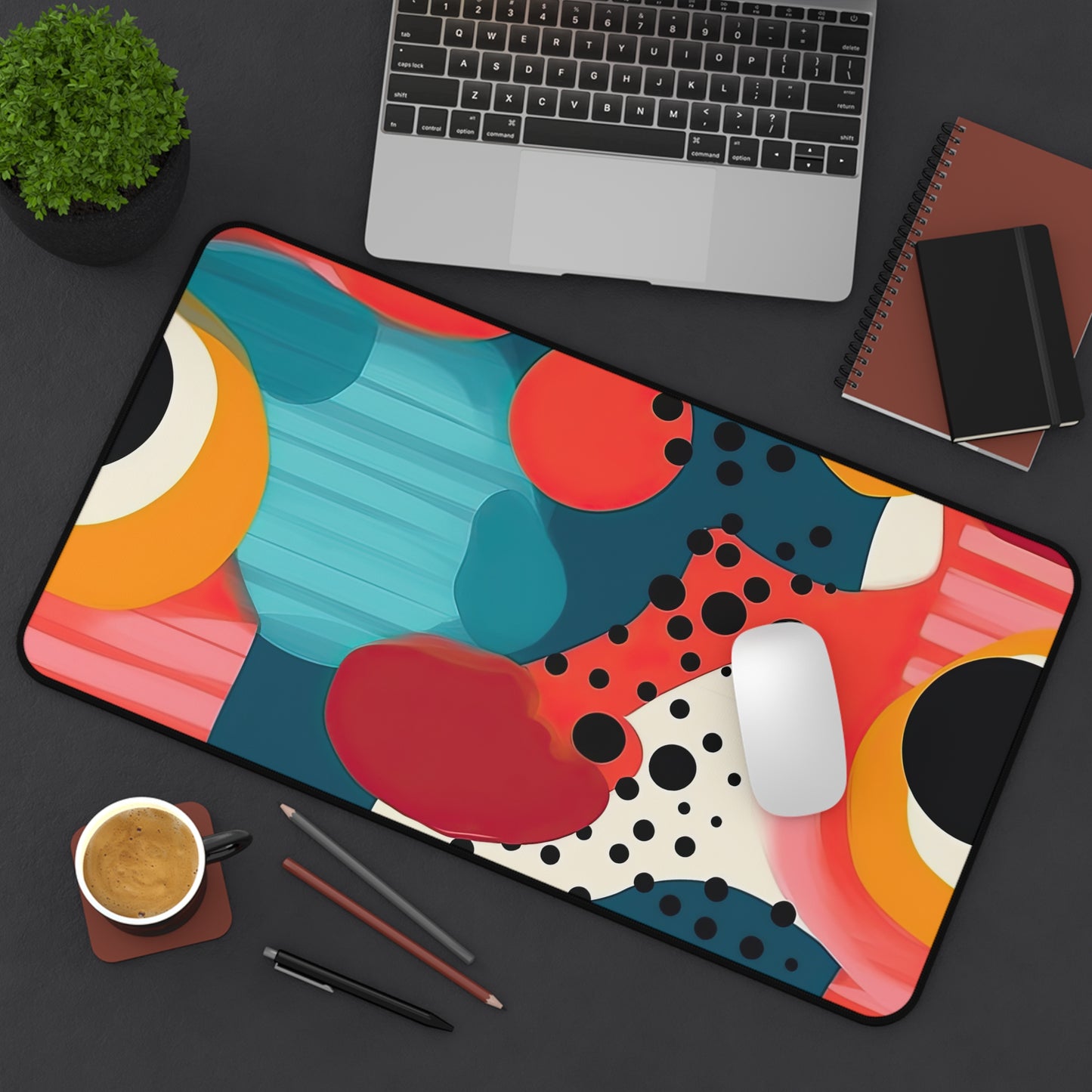 Chroma Catharsis. Desk Mat - Stylish Office Organizer