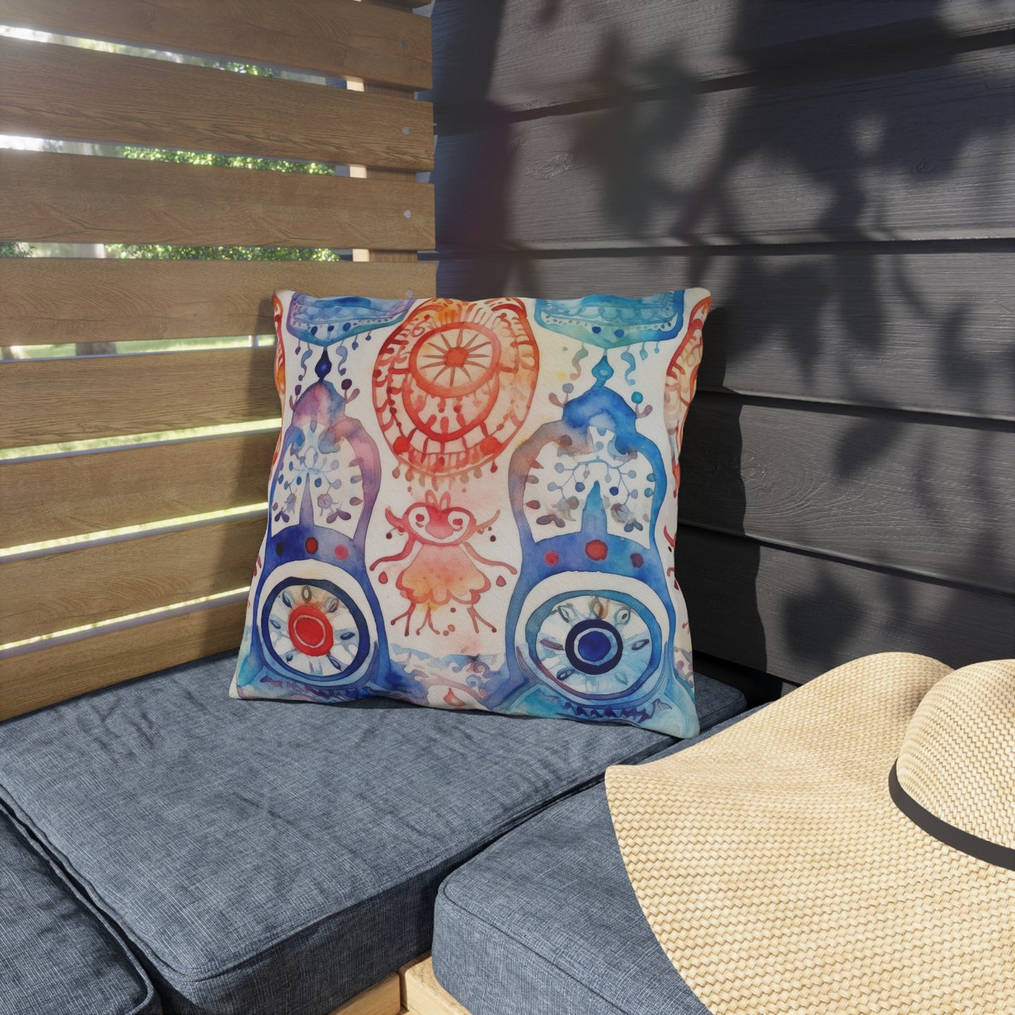 Omen of Hands.Outdoor Pillows