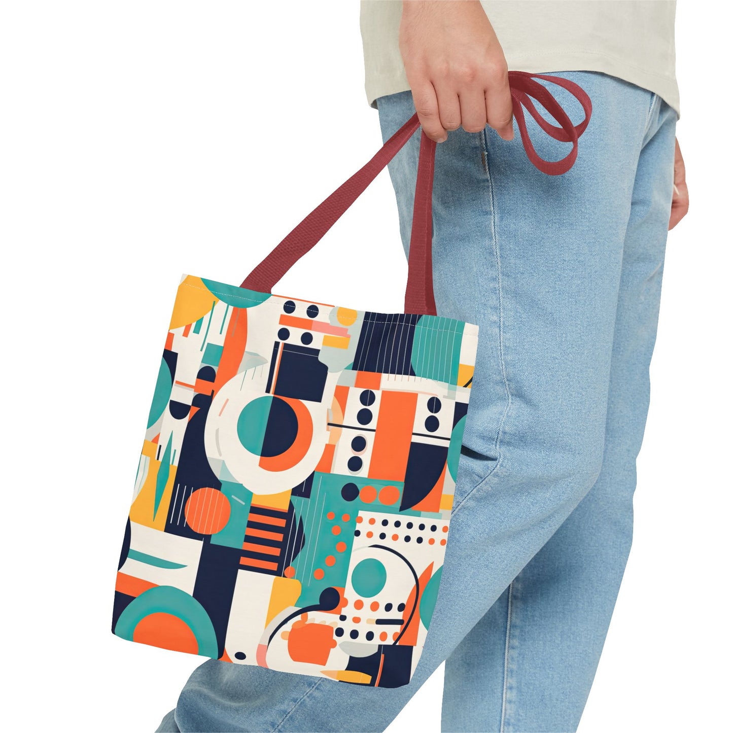Echoes of the Analog Future. Tote Bag for Everyday Use