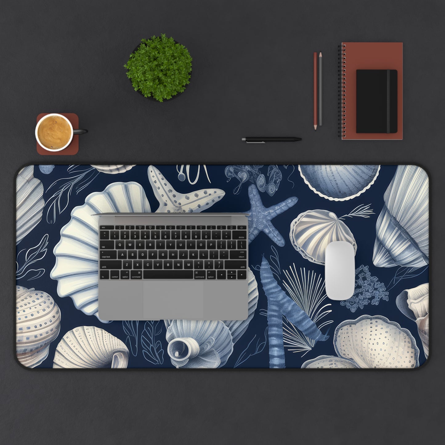 Sea Dive. Desk Mat - Stylish Office Organizer