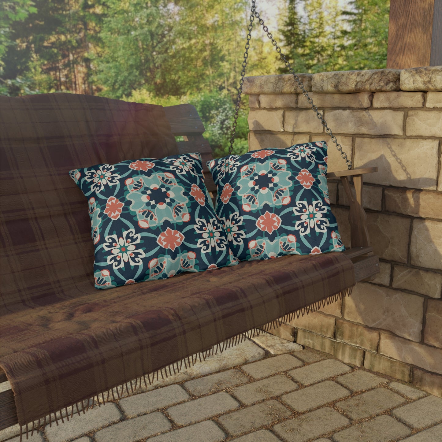 Whispering Weave. Outdoor Pillows