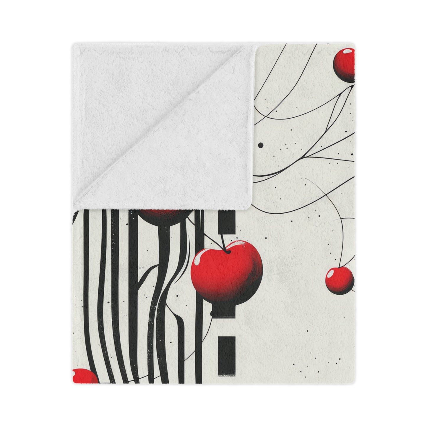 CherryDream. Cozy Artistic Microfiber Blanket -