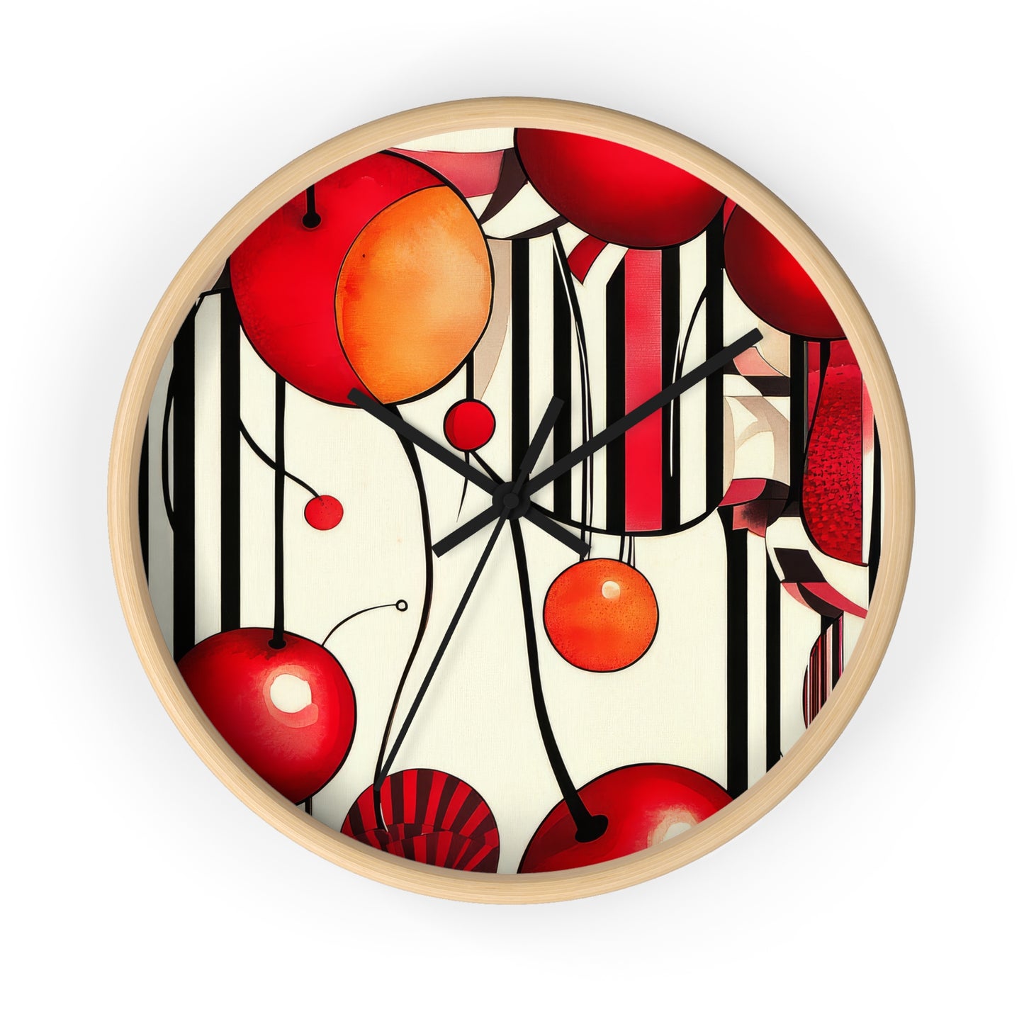 CherryBalm. Wall Clock - Artistic Home Decor