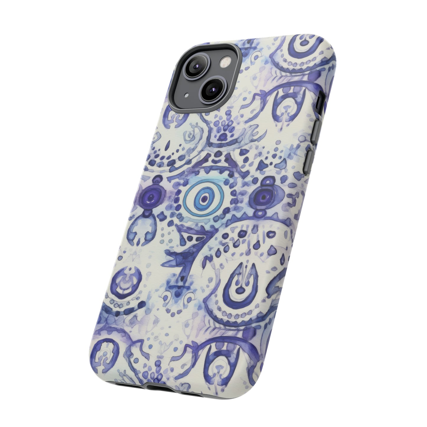 Hamsa Enigma. Evil eye Inspired phone case. – Artistic Expression Meets Protection. Tough Cases