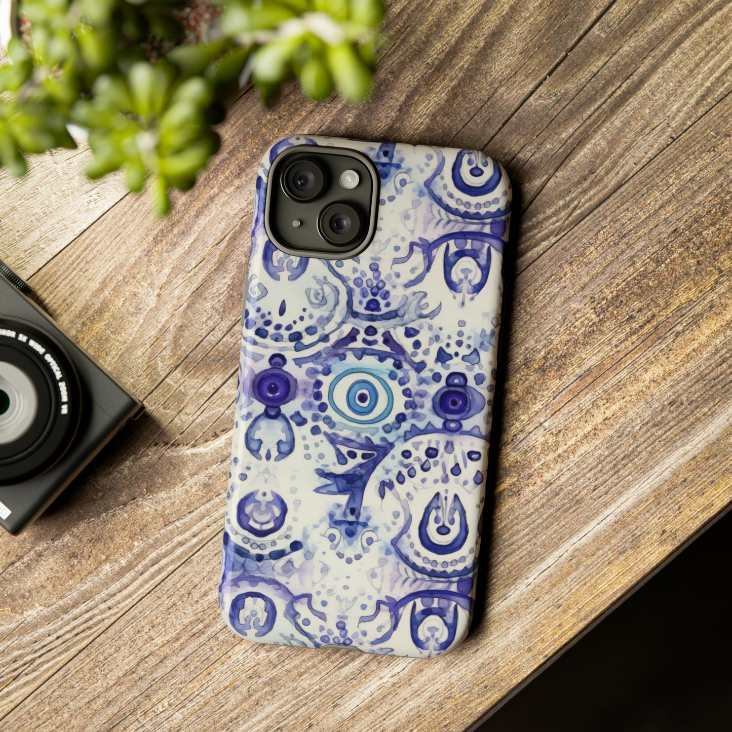 Hamsa Enigma. Evil eye Inspired phone case. – Artistic Expression Meets Protection. Tough Cases