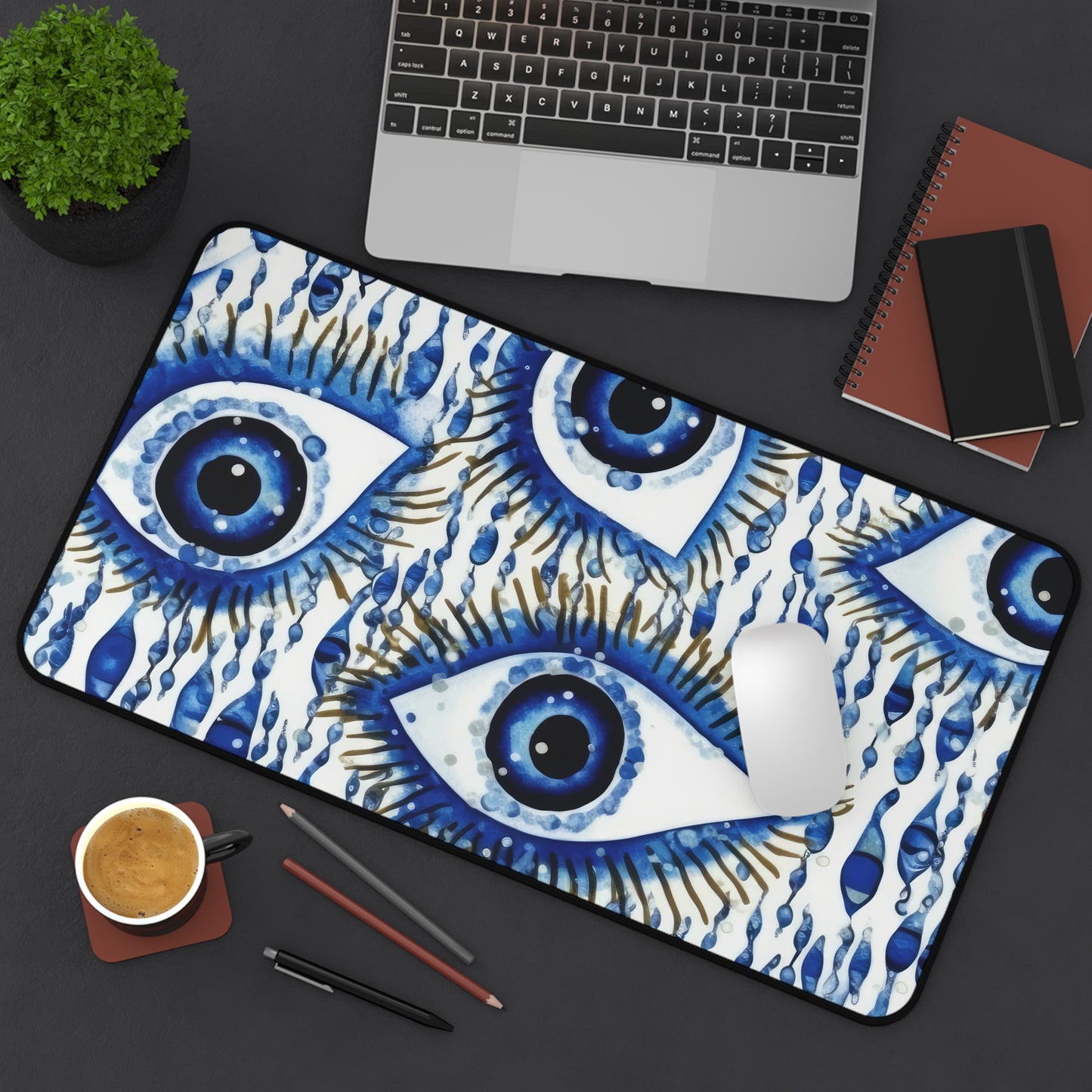 Mystic Glare. Desk Mat - Stylish Office Organizer