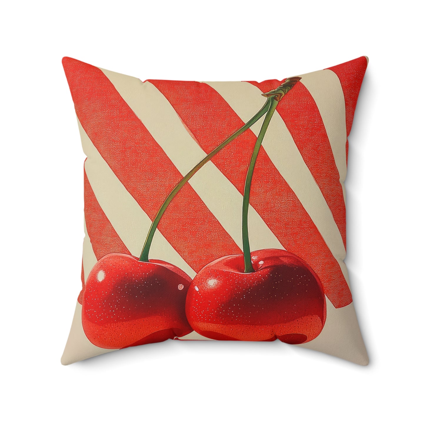 Cherry Noir.- Decorative Spun Polyester Cushion