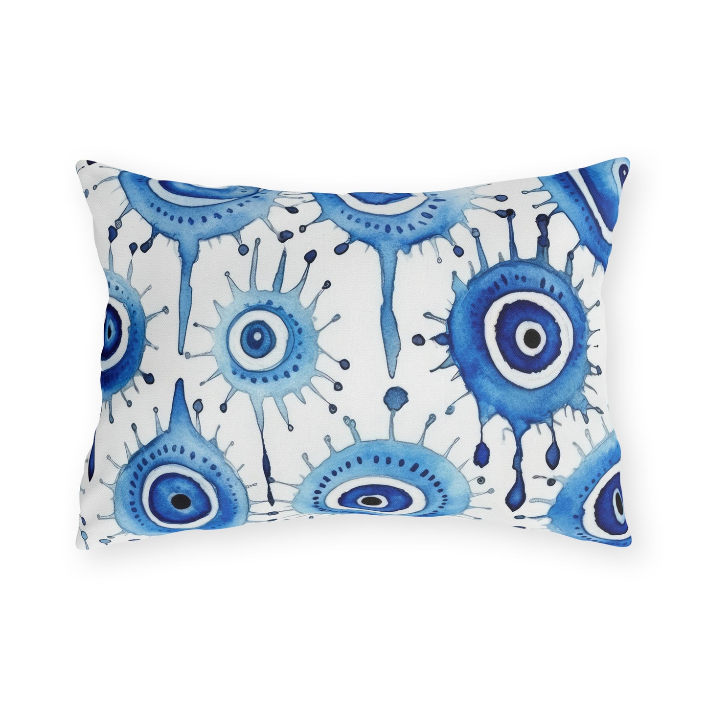 Evil Eye Cry. Outdoor Pillows