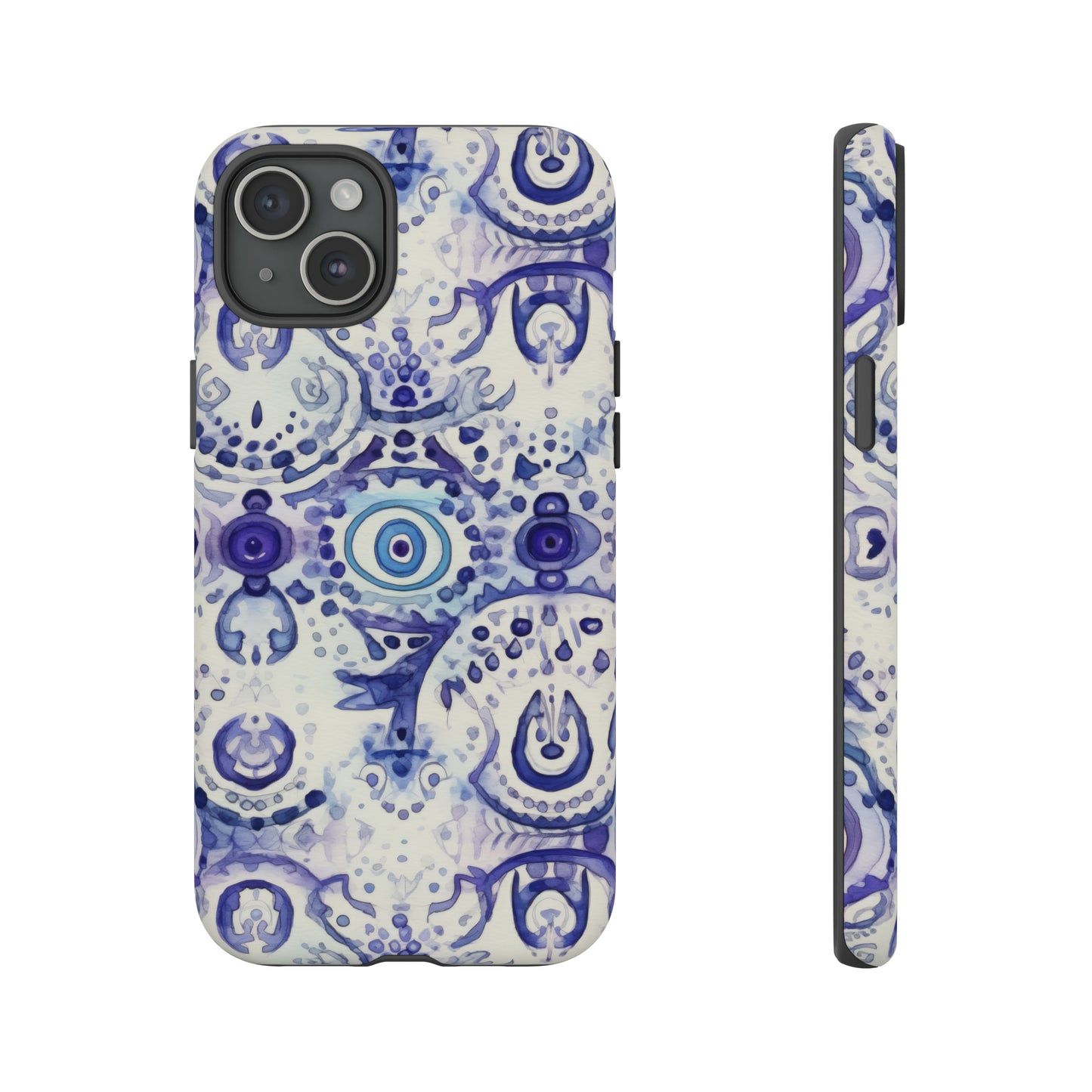 Hamsa Enigma. Evil eye Inspired phone case. – Artistic Expression Meets Protection. Tough Cases