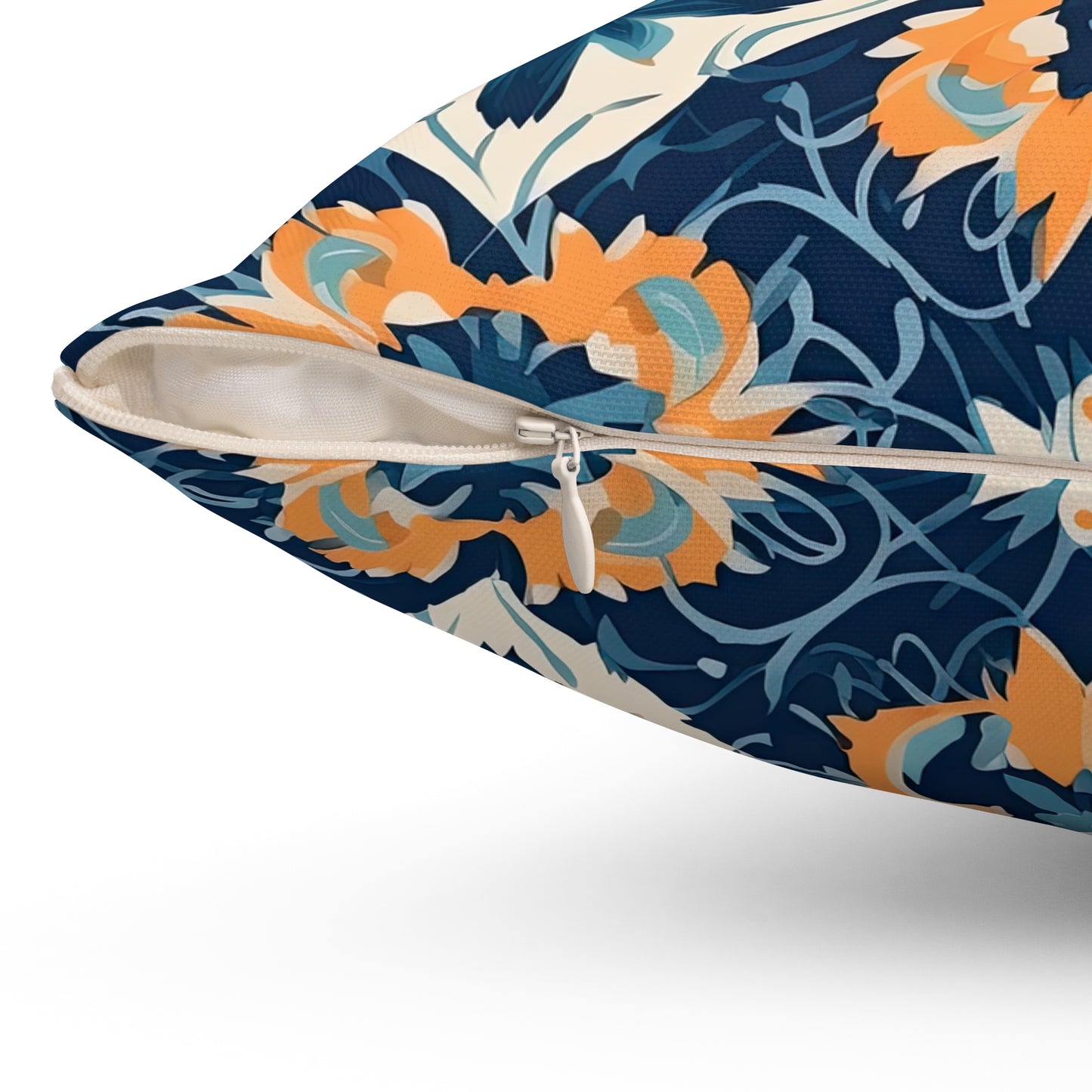 Velvet Veil Vision . Spun Polyester Square Pillow