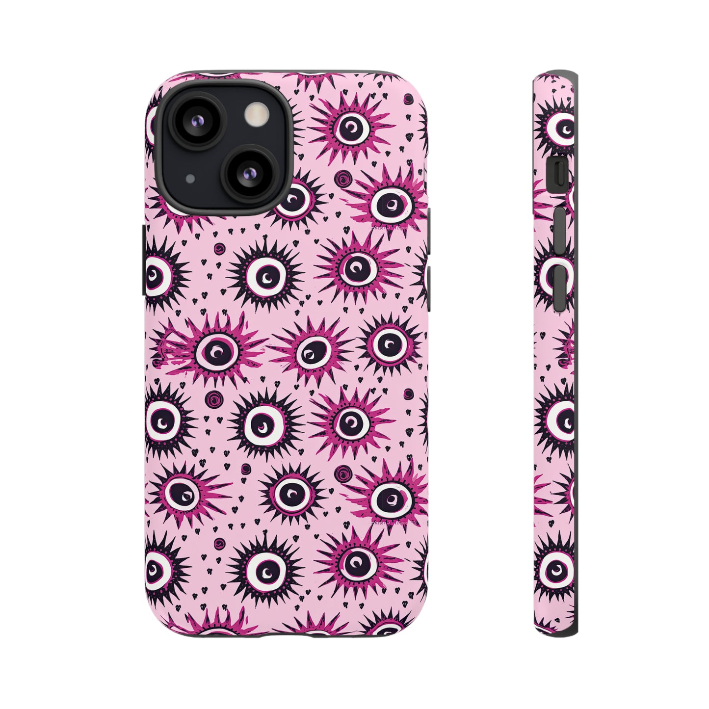 Evil Pink Eye. Evil eye Inspired phone case. – Artistic Expression Meets ProtectionTough Cases