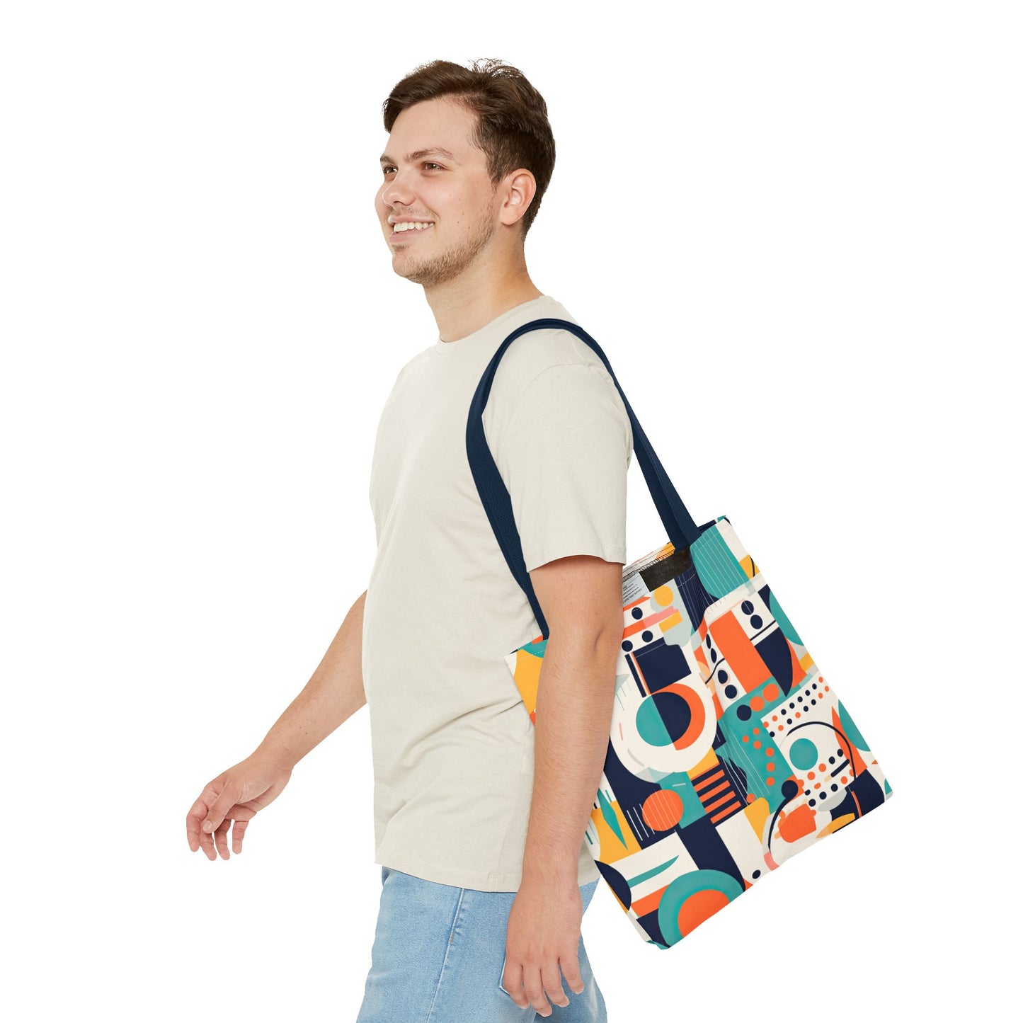 Echoes of the Analog Future. Tote Bag for Everyday Use