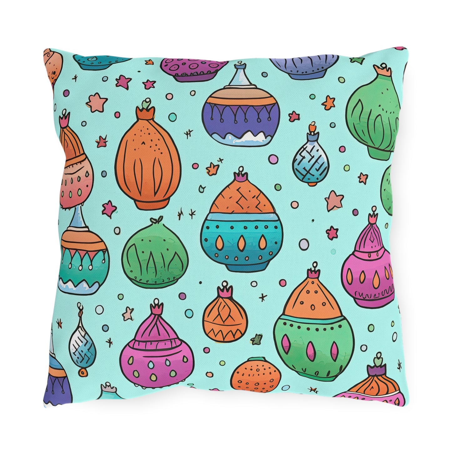 Serenade in Souk . Outdoor Pillows