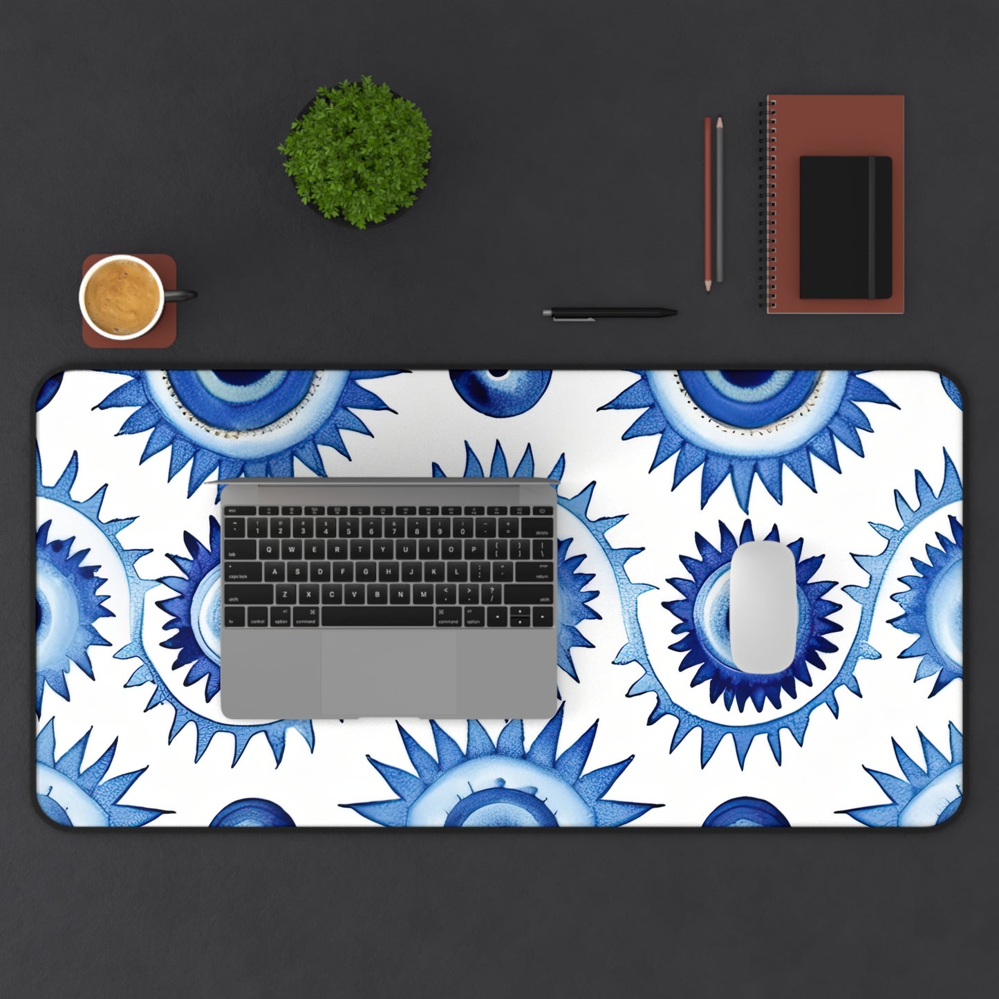 Spectral Watcher. Desk Mat - Stylish Office Organizer
