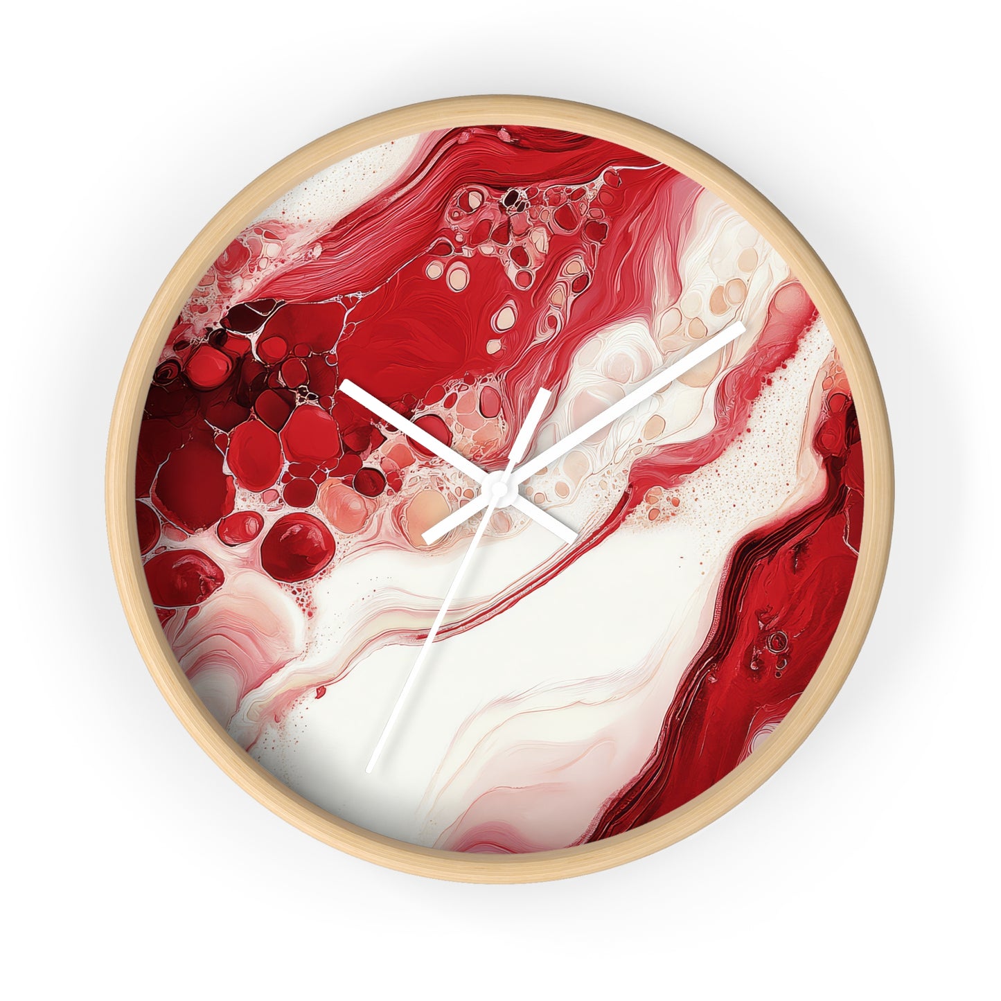 Cherry Aurora. Wall Clock - Artistic Home Decor