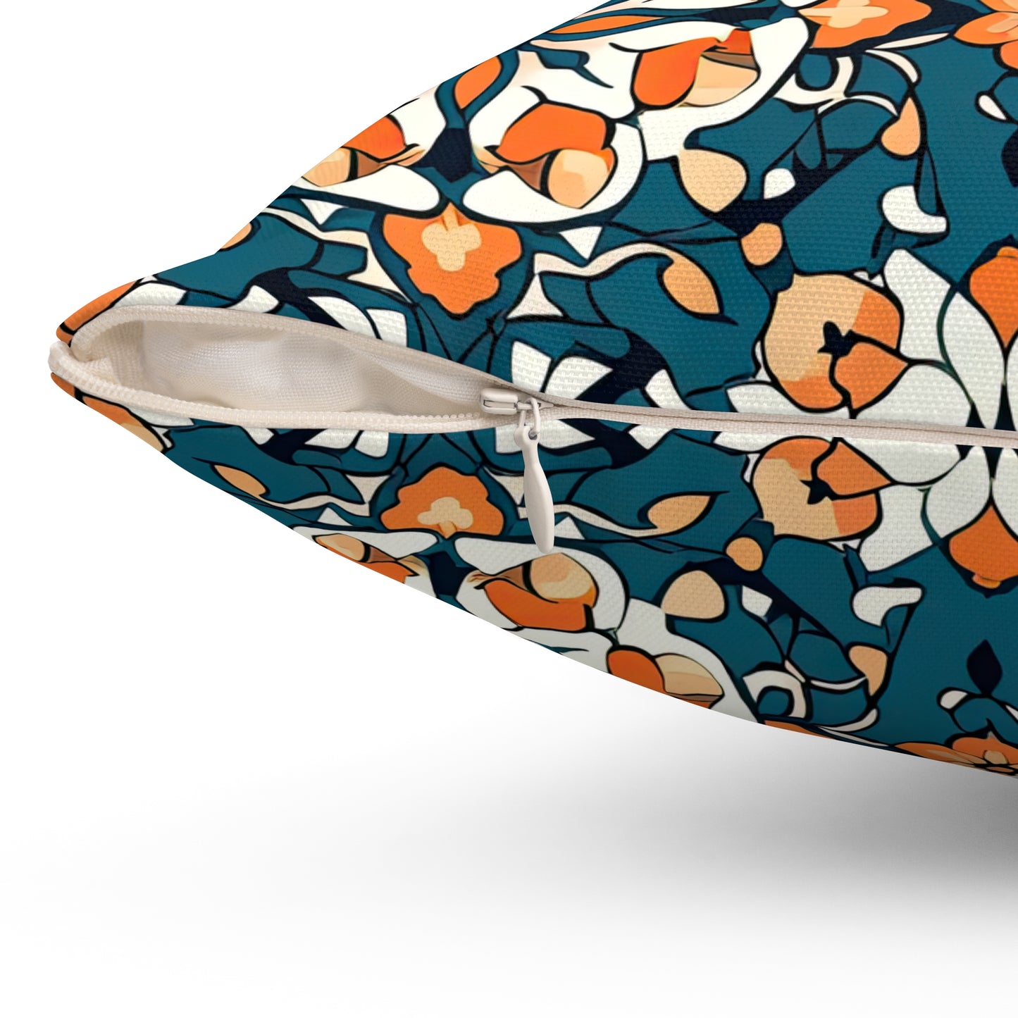Nomad's Nest Nectar. Spun Polyester Square Pillow